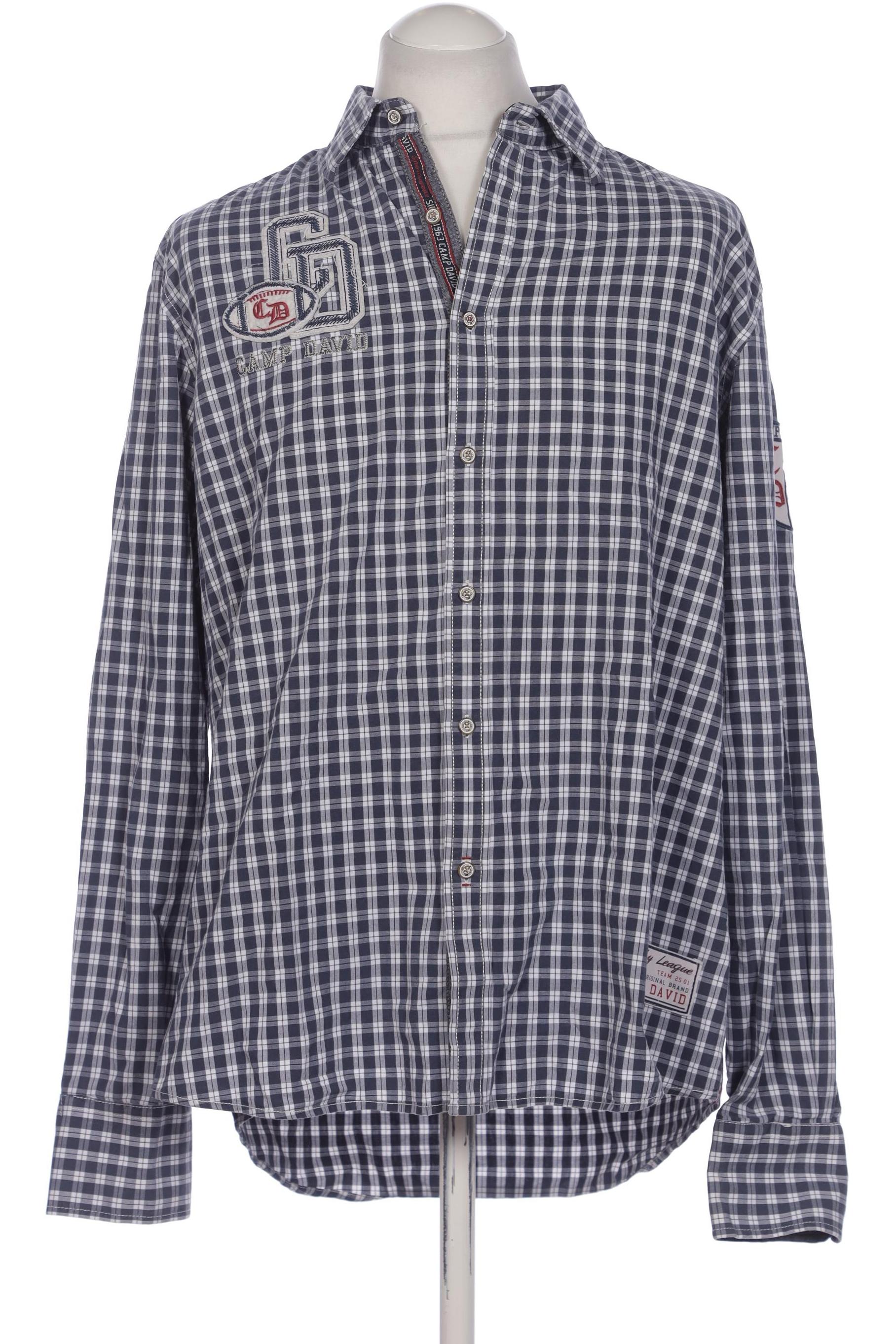 

Camp David Herren Hemd, marineblau, Gr. 54
