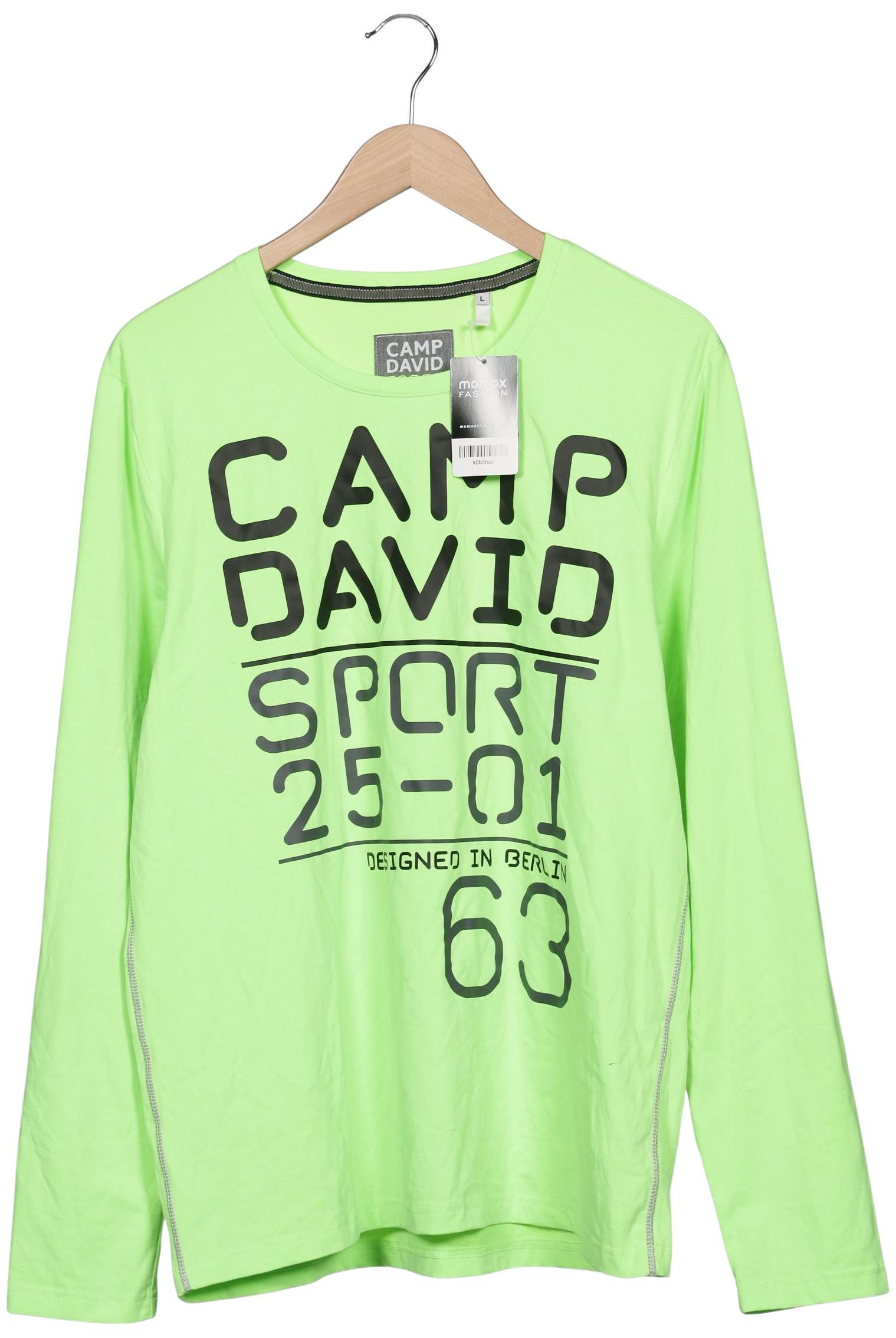 

Camp David Herren Langarmshirt, neon, Gr. 52