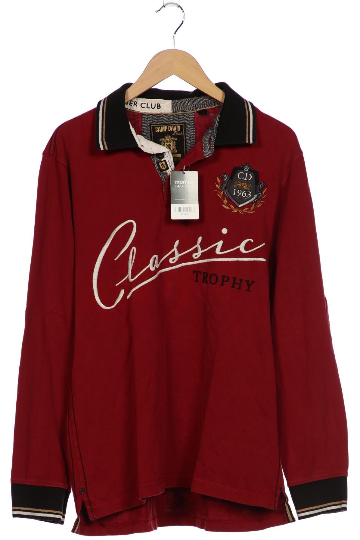 

Camp David Herren Poloshirt, bordeaux, Gr. 54