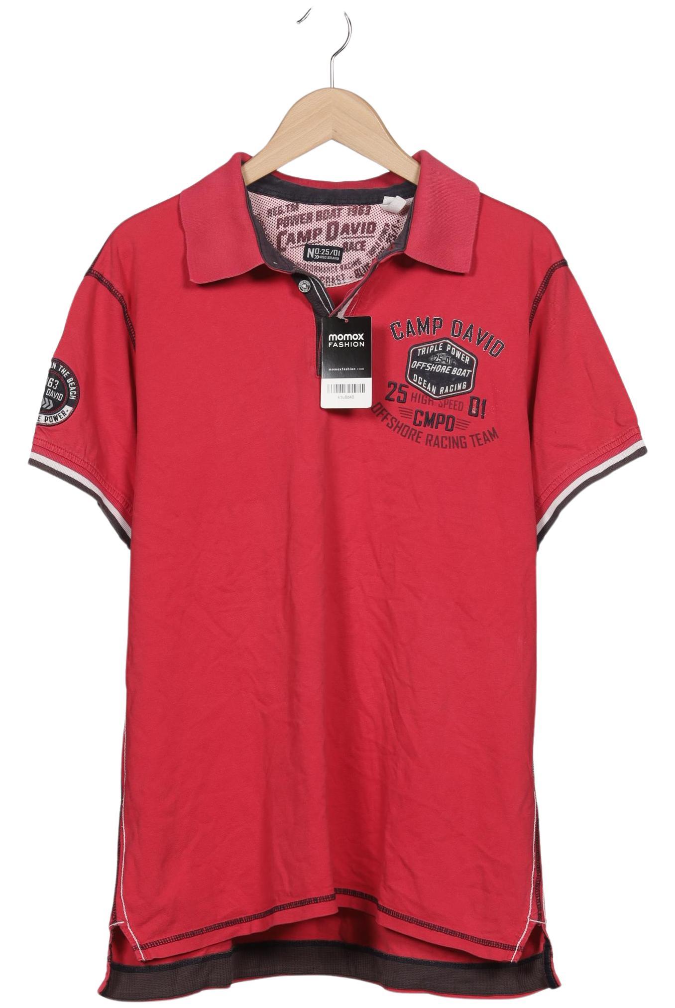 

Camp David Herren Poloshirt, rot, Gr. 54