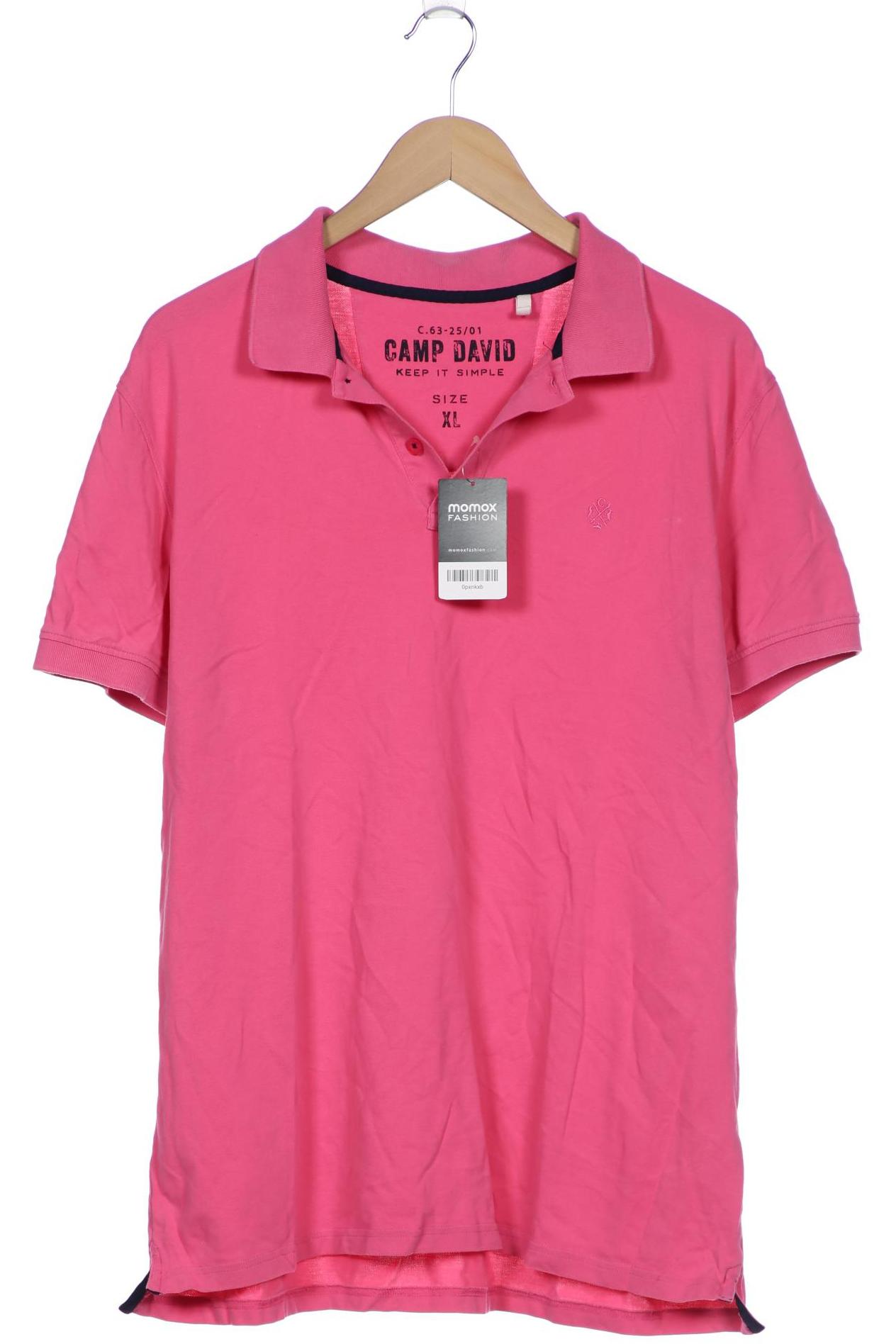 

Camp David Herren Poloshirt, pink