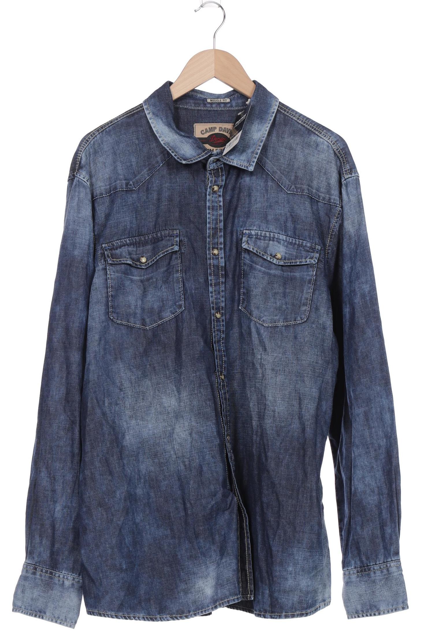 

Camp David Herren Hemd, blau, Gr. 58