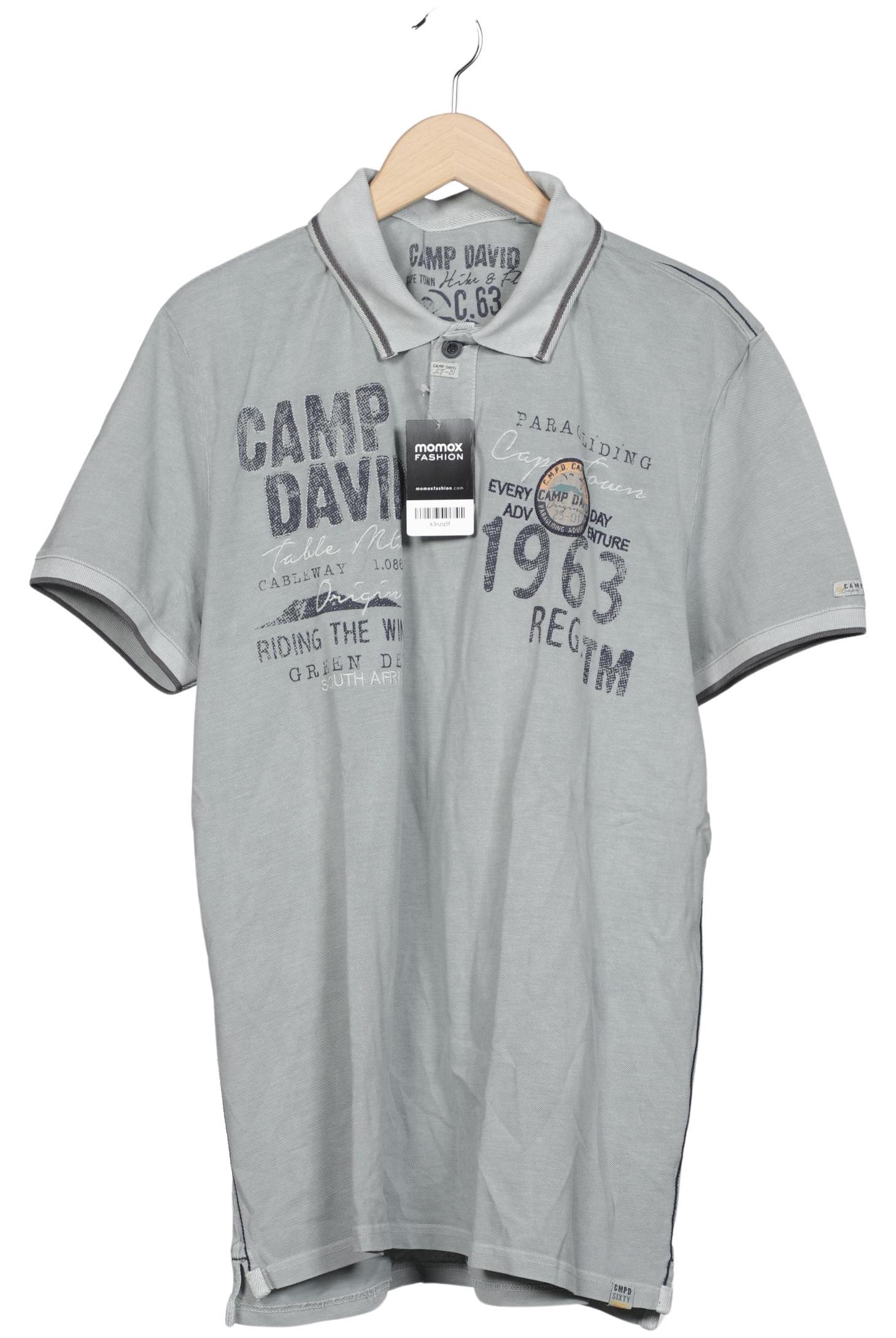 

Camp David Herren Poloshirt, grau, Gr. 56