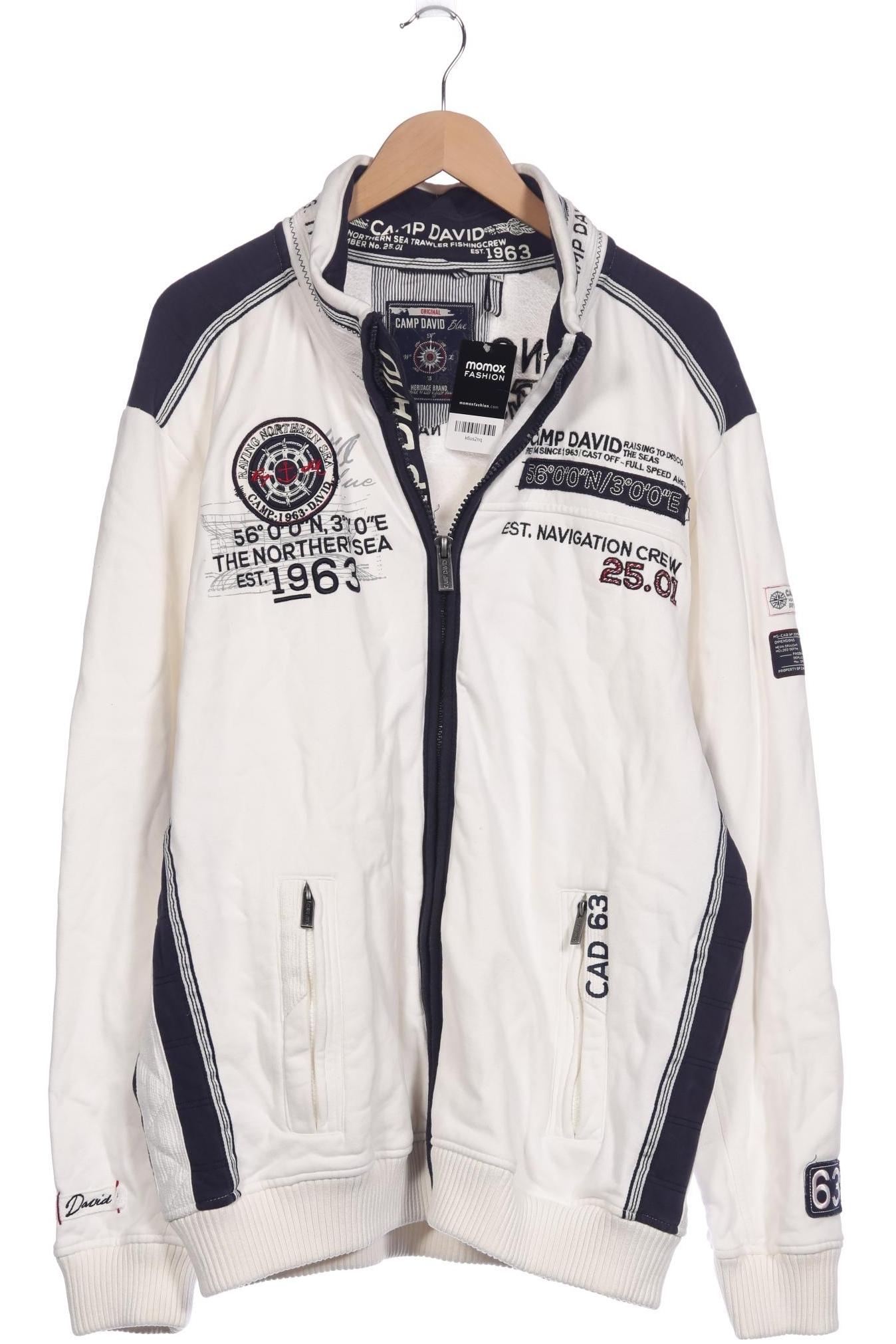 

Camp David Herren Sweatshirt, weiß, Gr. 58