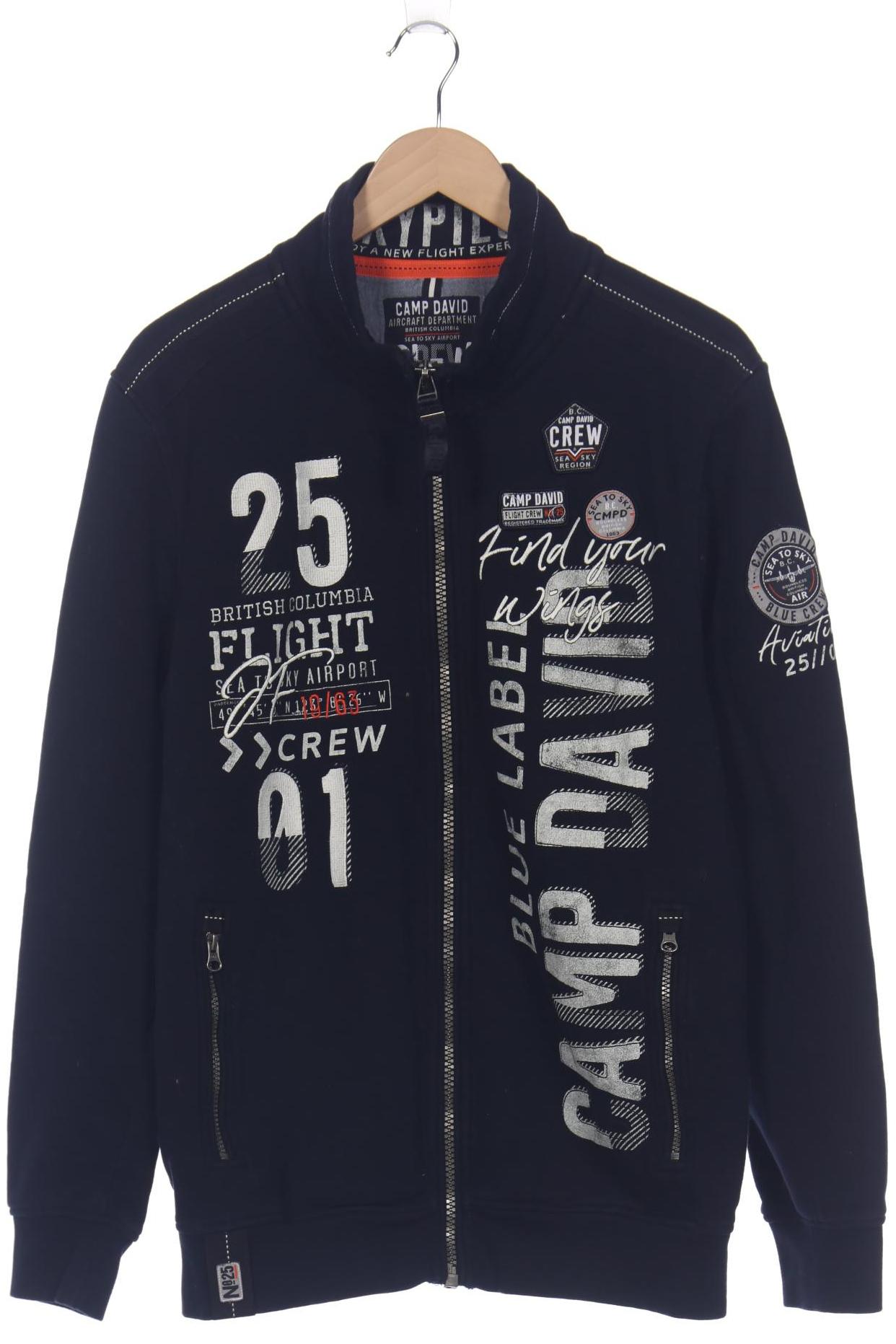 

Camp David Herren Sweatshirt, marineblau, Gr. 54
