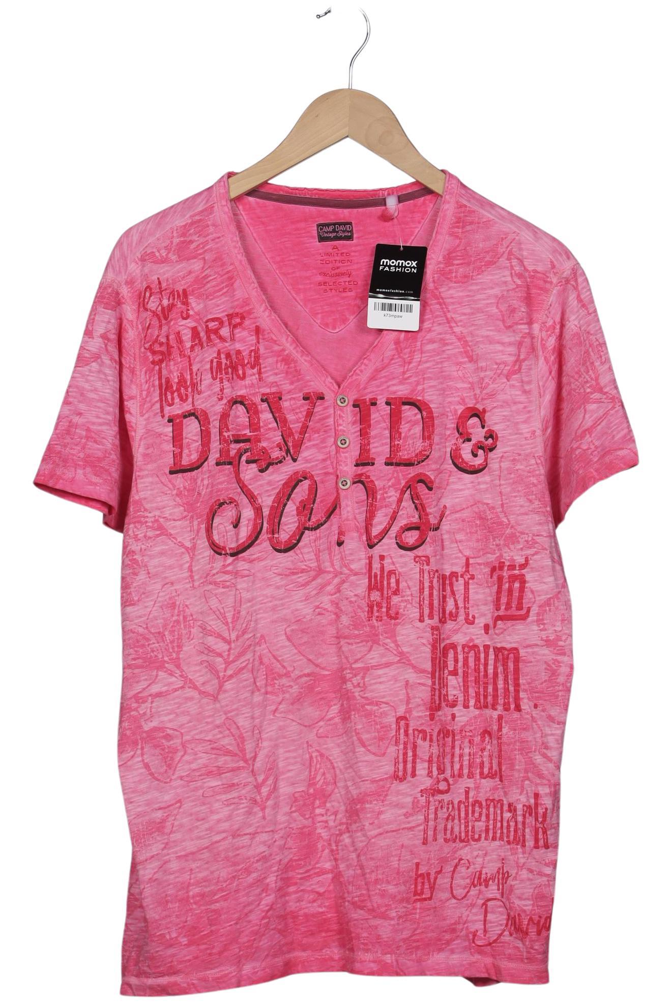 

Camp David Herren T-Shirt, pink, Gr. 54