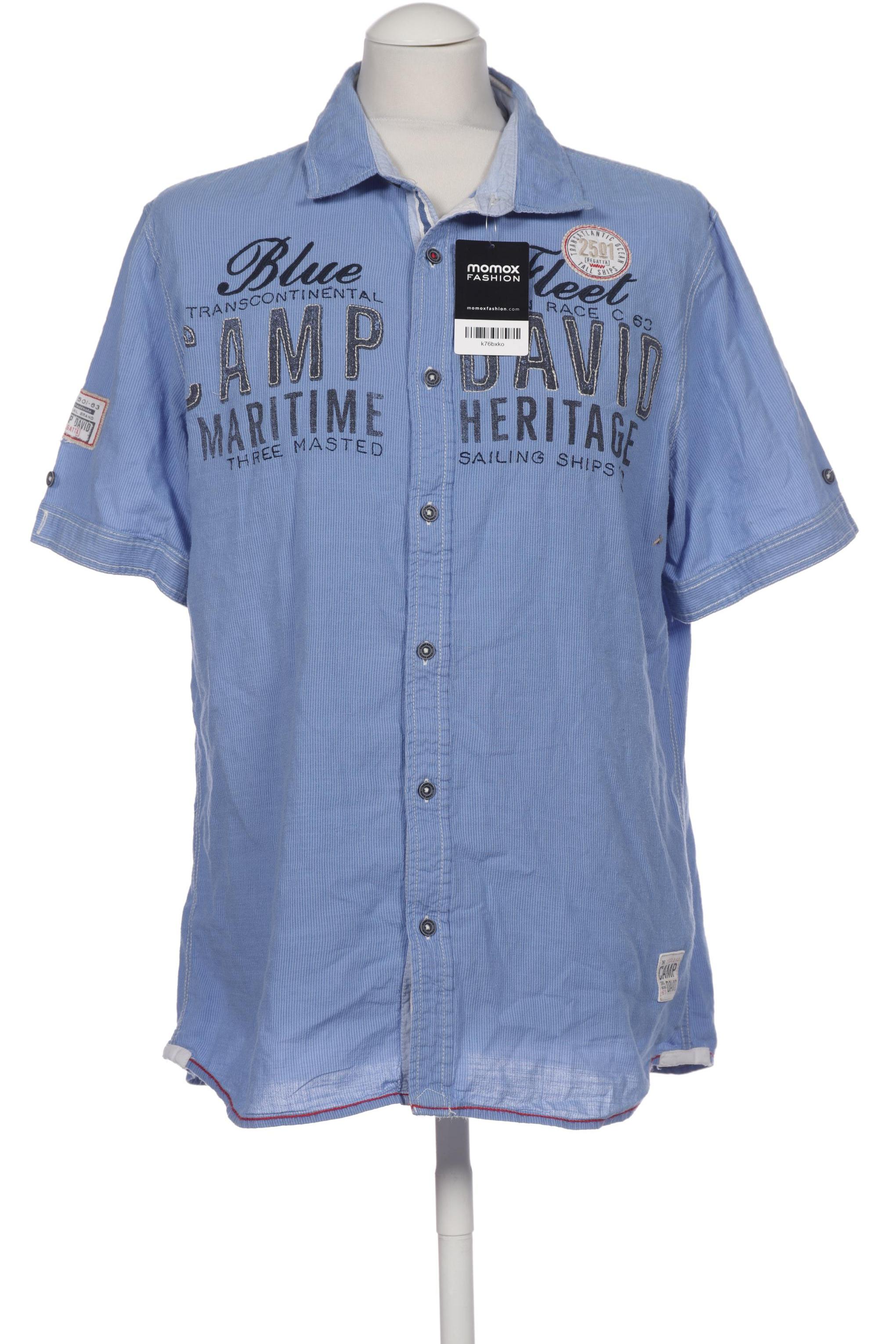 

Camp David Herren Hemd, blau