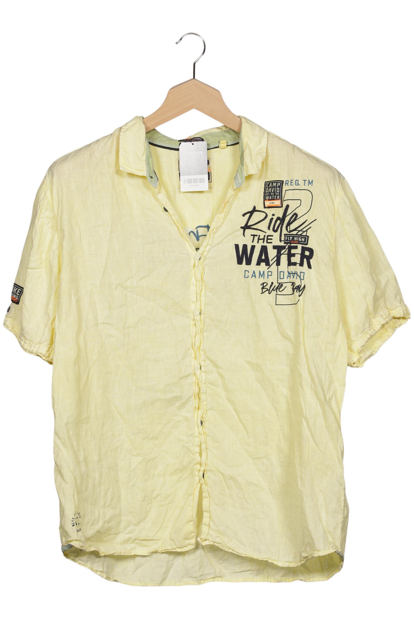 

Camp David Herren Hemd, gelb, Gr. 58