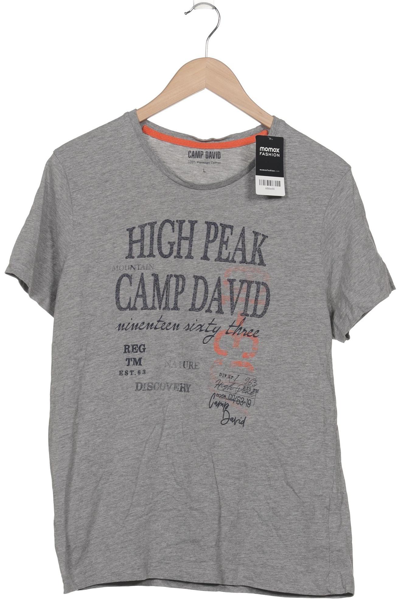 

Camp David Herren T-Shirt, grau, Gr. 52