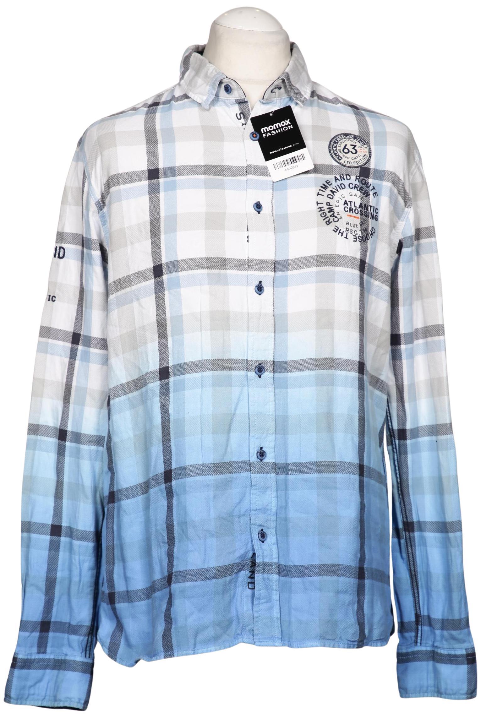 

Camp David Herren Hemd, blau, Gr. 48