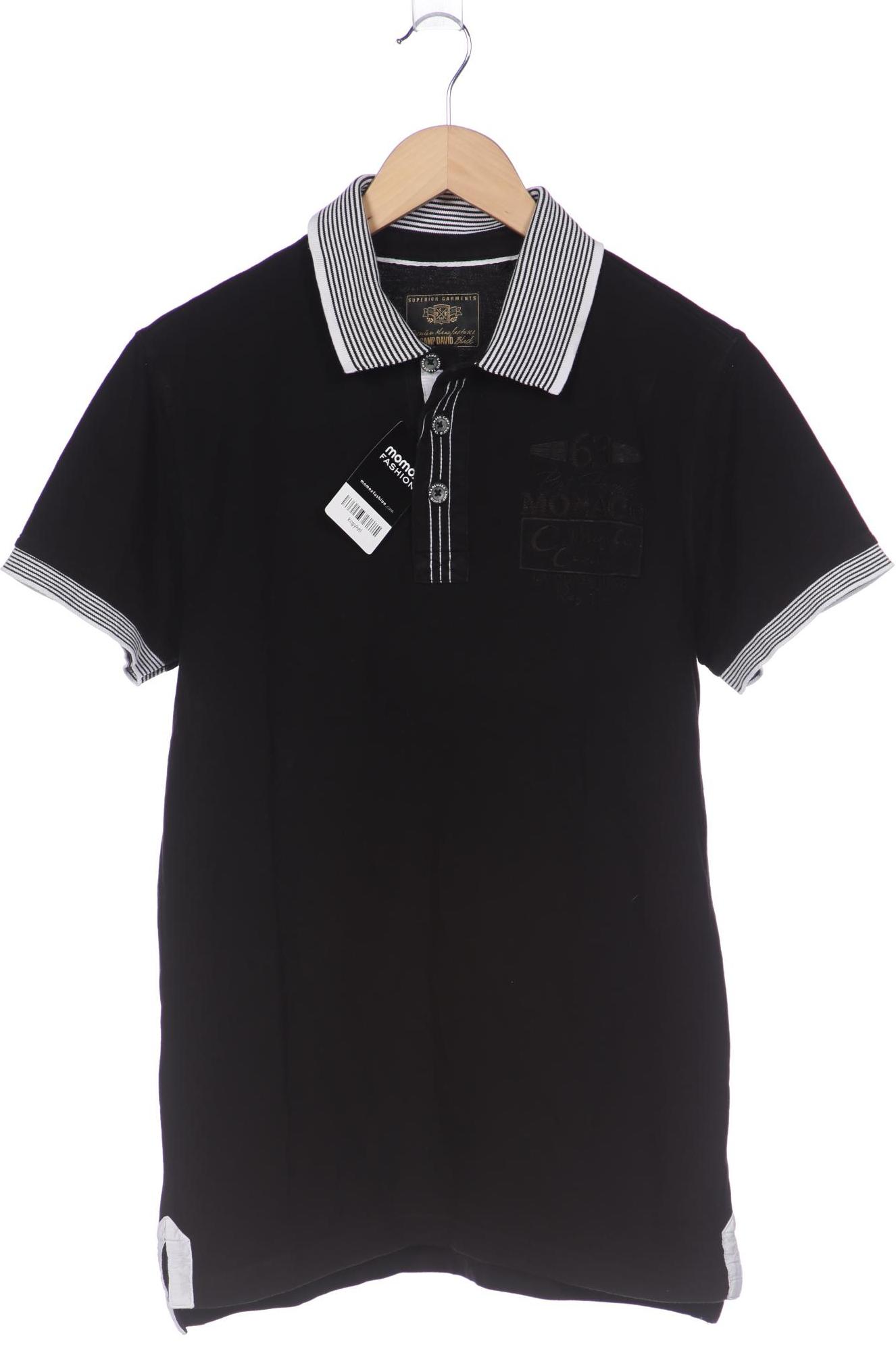 

Camp David Herren Poloshirt, schwarz