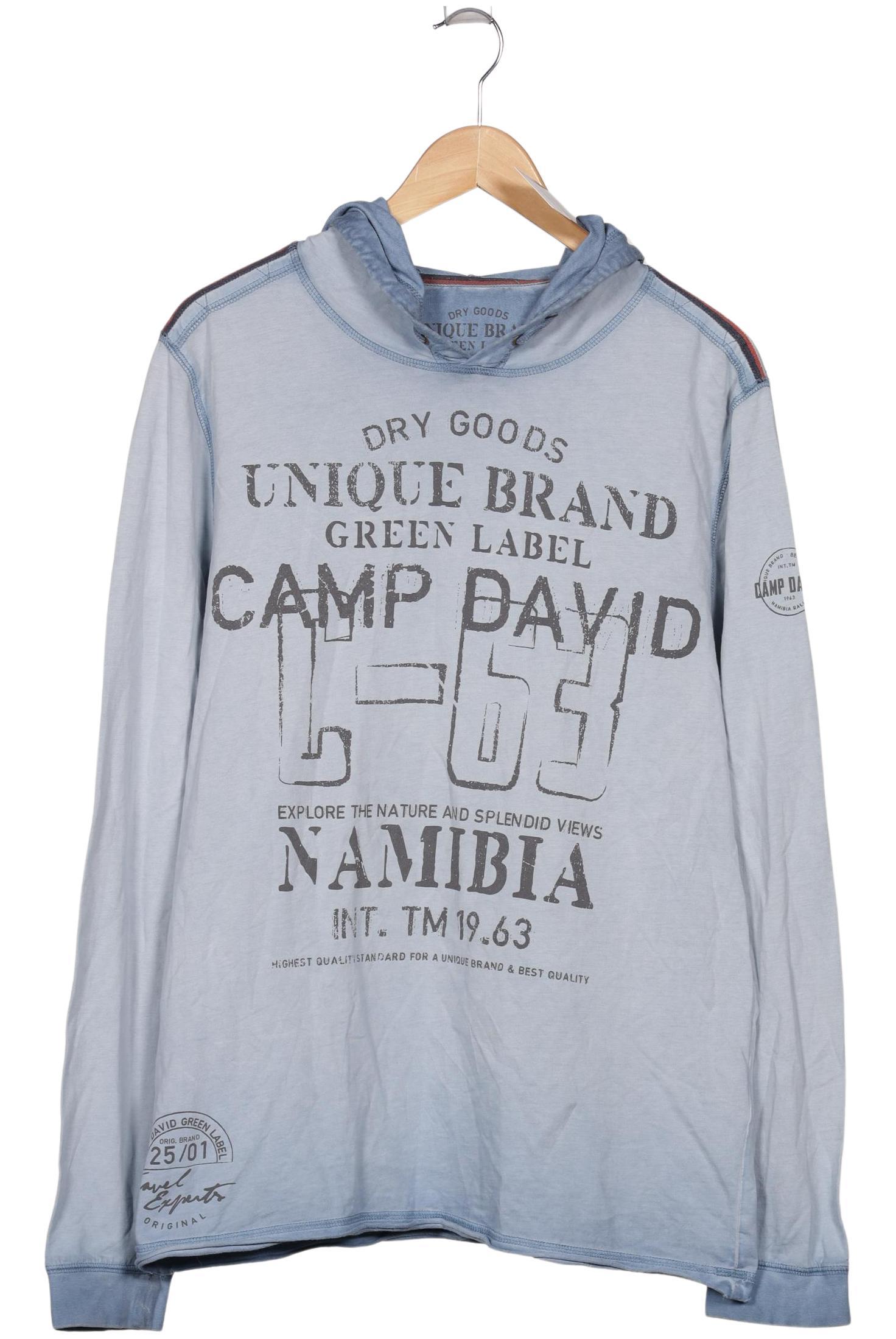 

Camp David Herren Kapuzenpullover, hellblau, Gr. 52