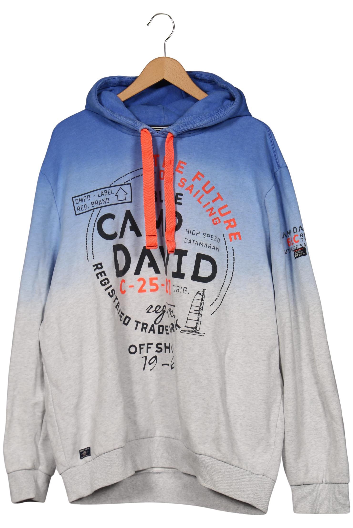 

Camp David Herren Kapuzenpullover, blau, Gr. 58