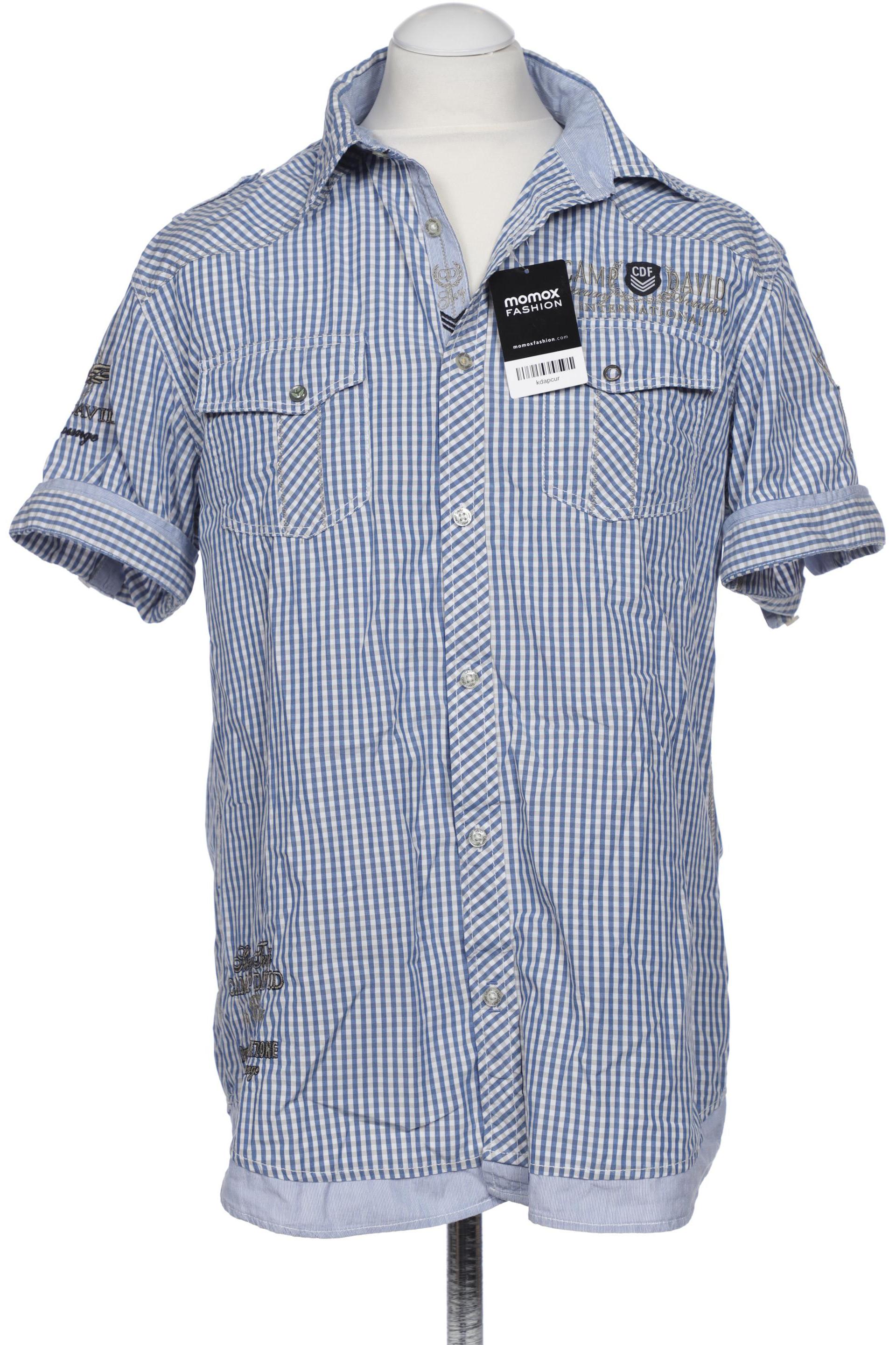 

Camp David Herren Hemd, blau