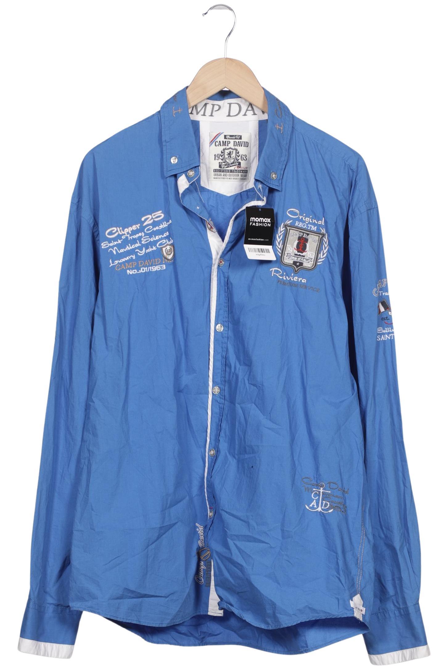 

Camp David Herren Hemd, blau, Gr. 58