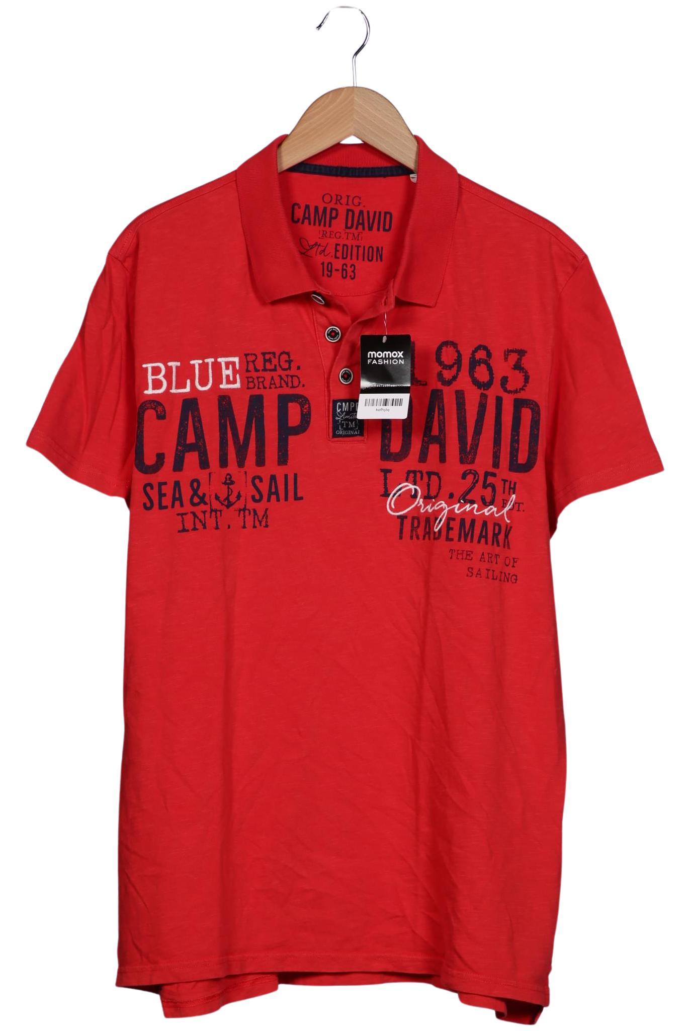 

Camp David Herren Poloshirt, rot, Gr. 56