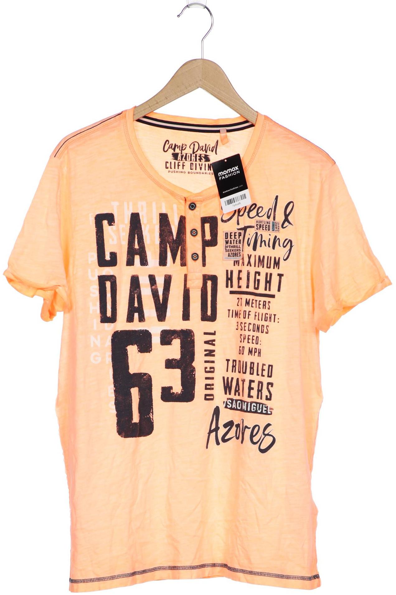 

Camp David Herren T-Shirt, orange, Gr. 54