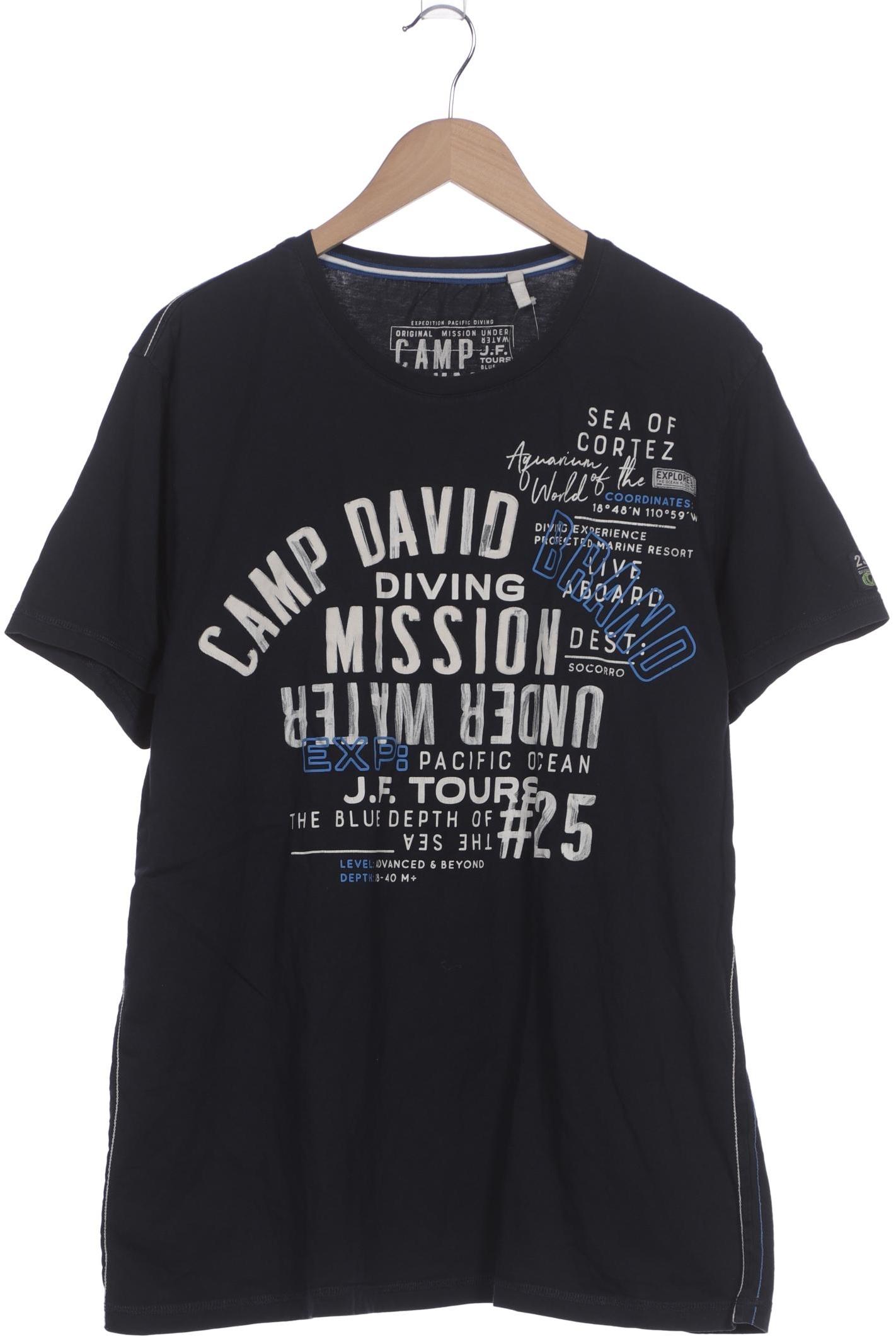 

Camp David Herren T-Shirt, marineblau, Gr. 56