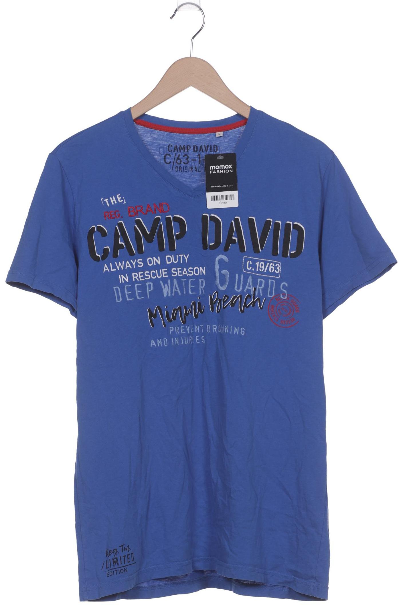 

Camp David Herren T-Shirt, blau, Gr. 52