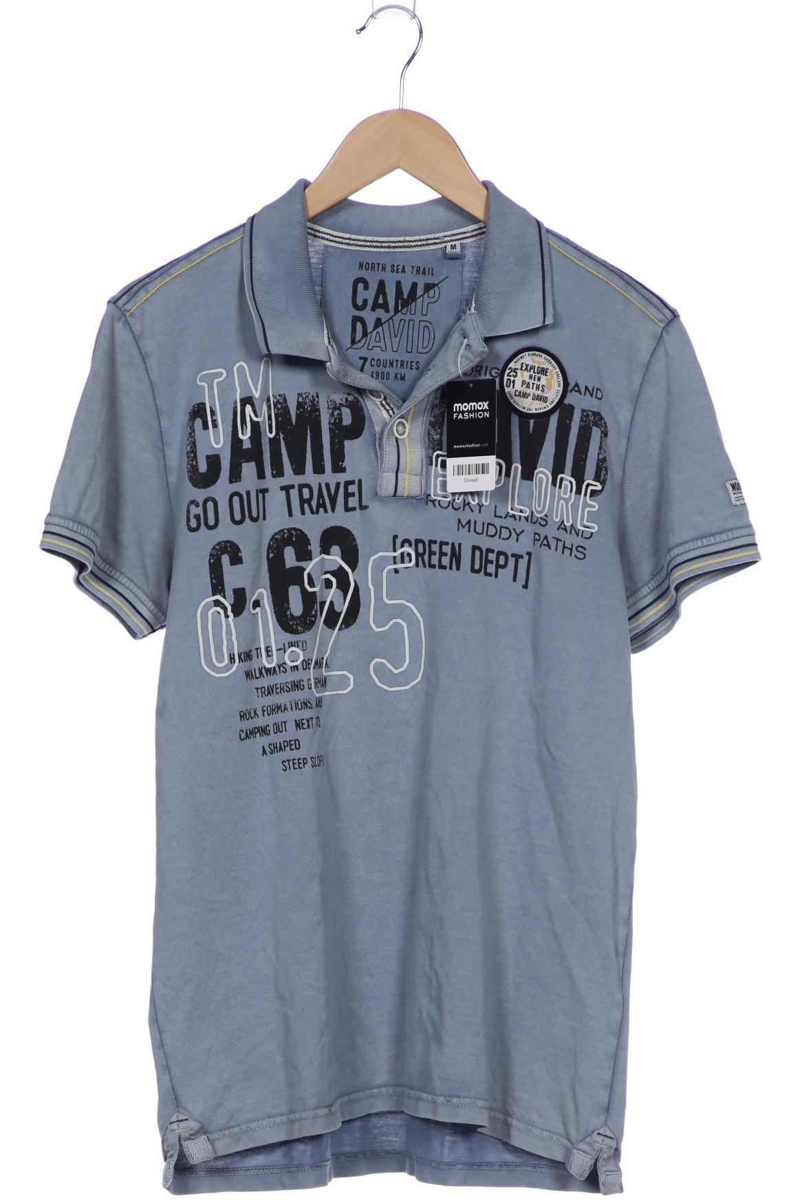 

Camp David Herren Poloshirt, hellblau, Gr. 48