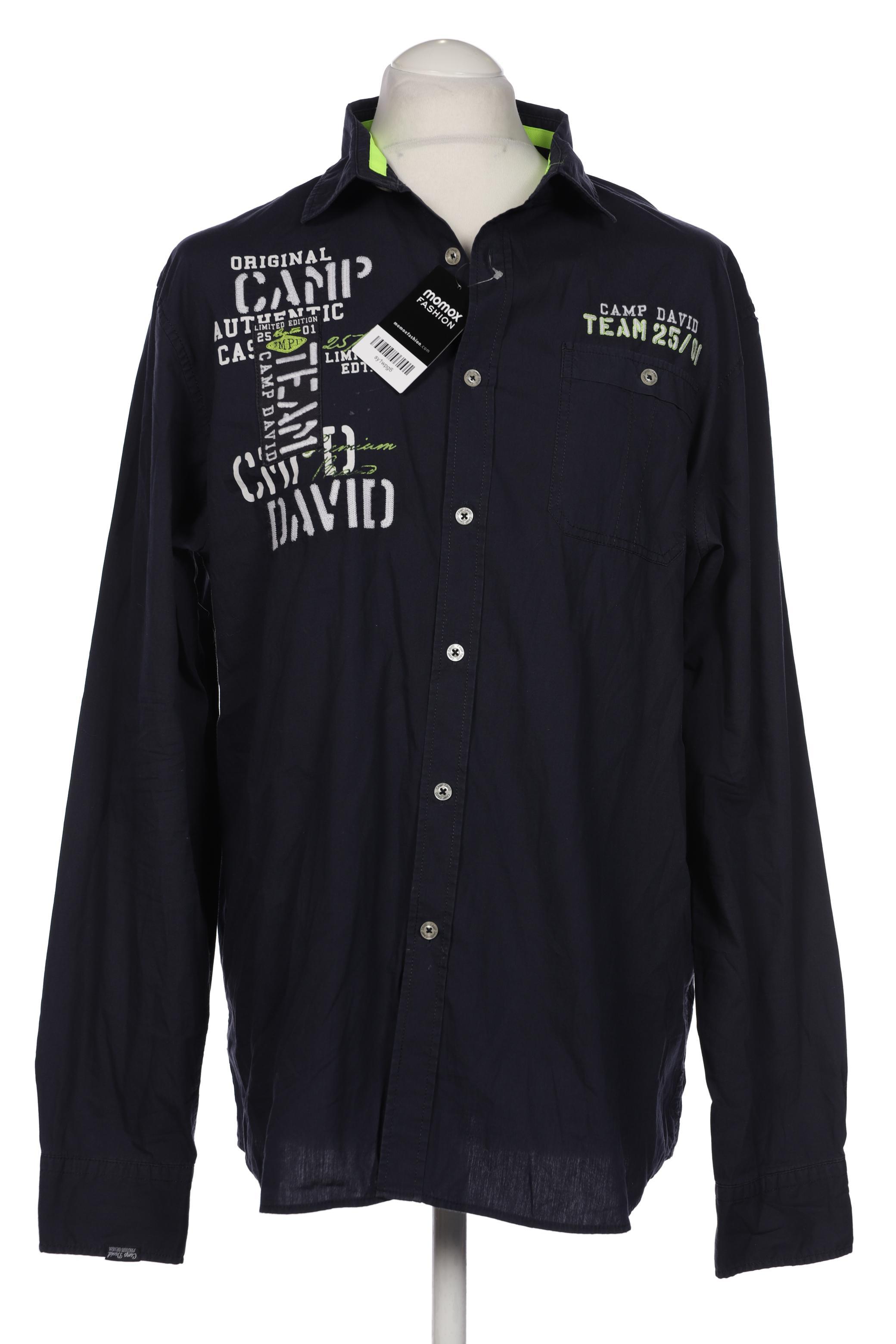 

Camp David Herren Hemd, marineblau, Gr. 54