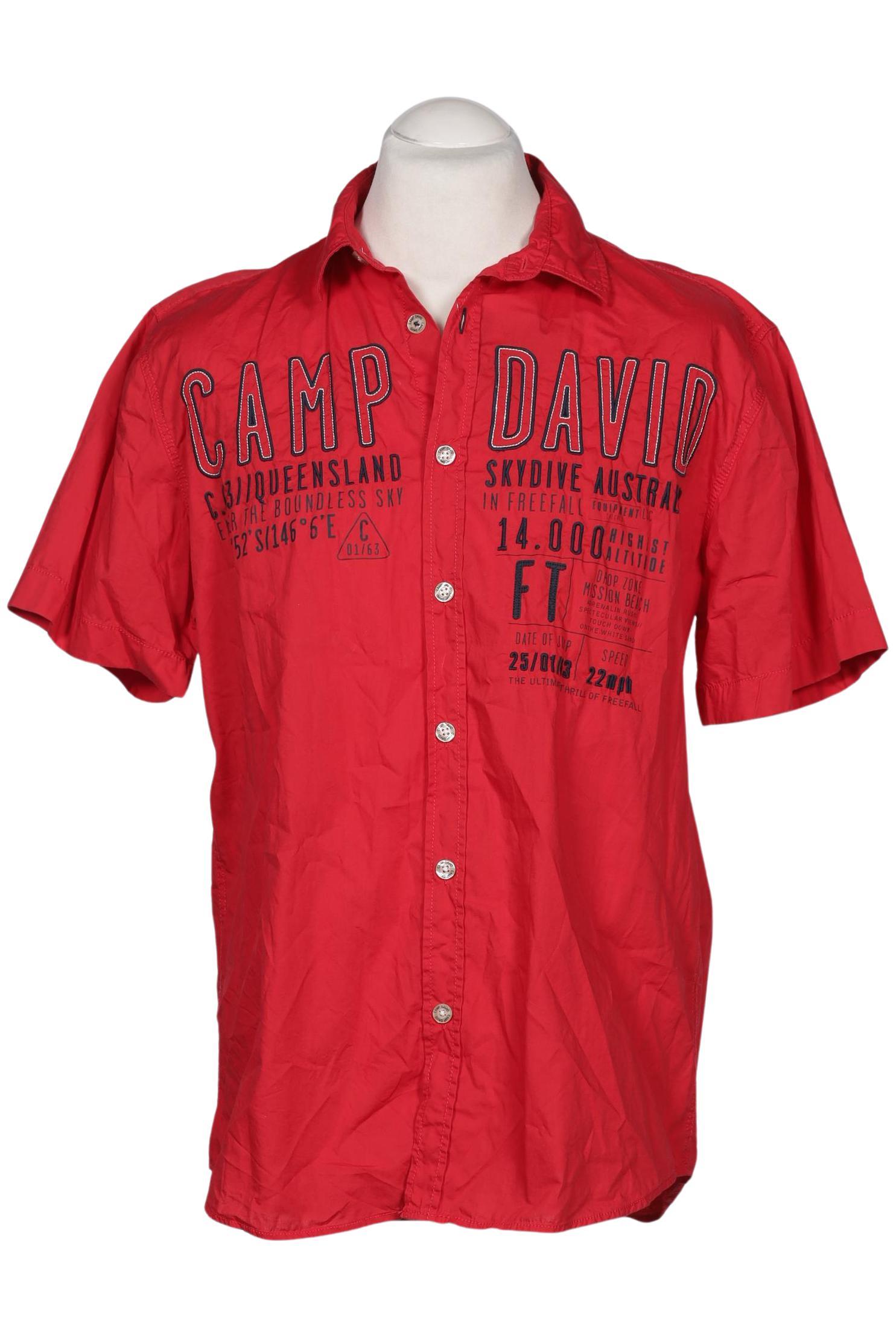 Thumbnail - Camp David Herren Hemd, rot, Gr. 52