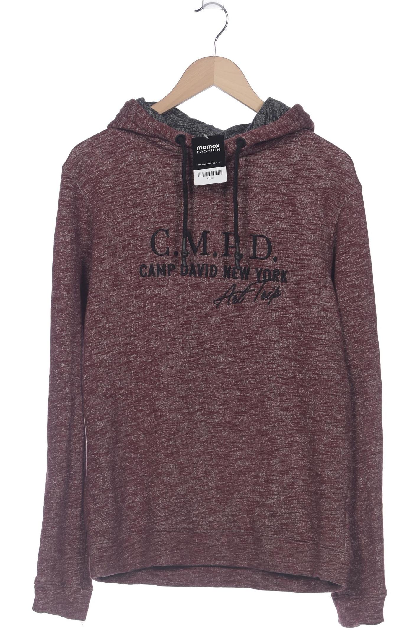 

Camp David Herren Kapuzenpullover, bordeaux, Gr. 48