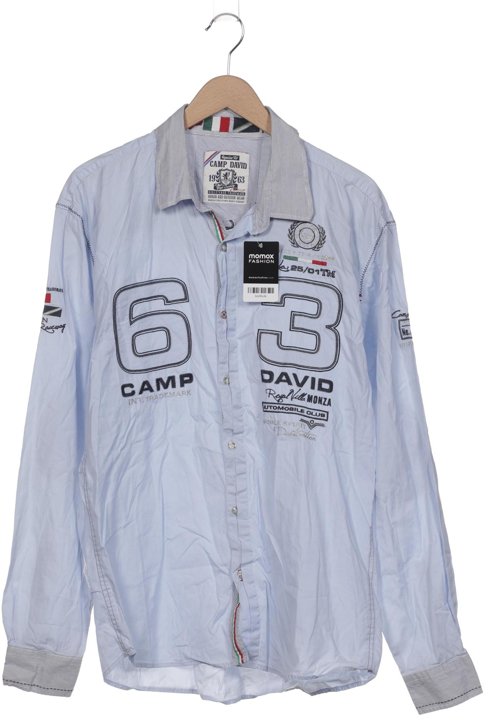 

Camp David Herren Hemd, hellblau, Gr. 56