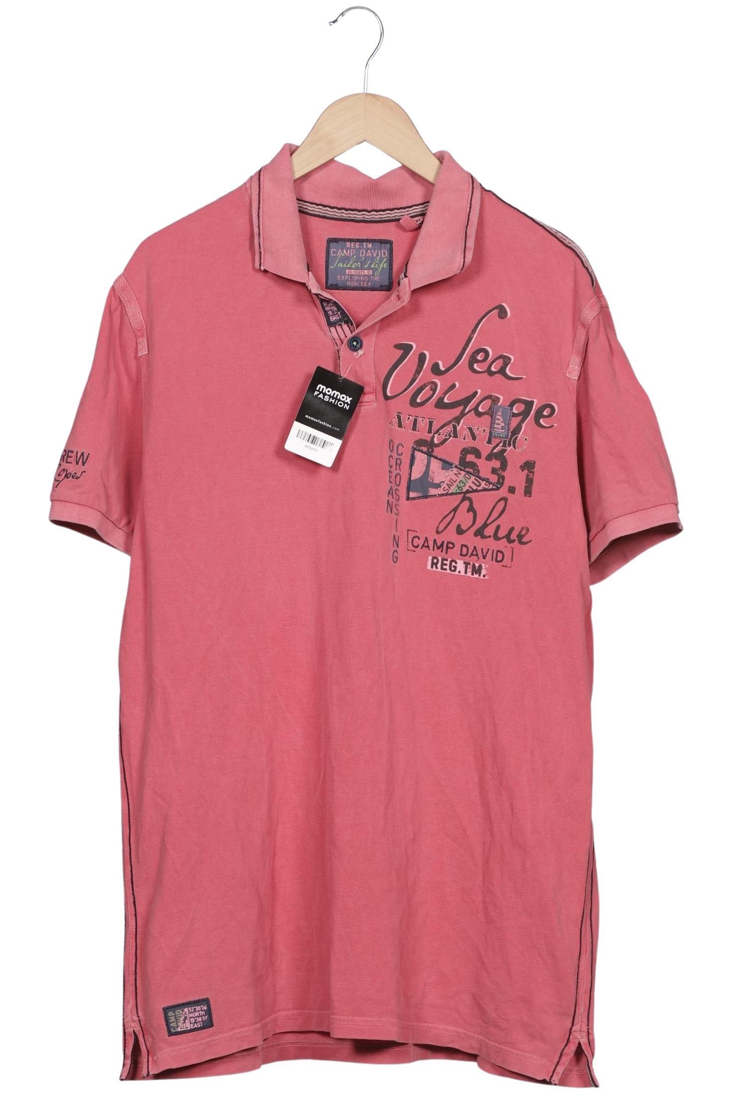 

Camp David Herren Poloshirt, pink, Gr. 56