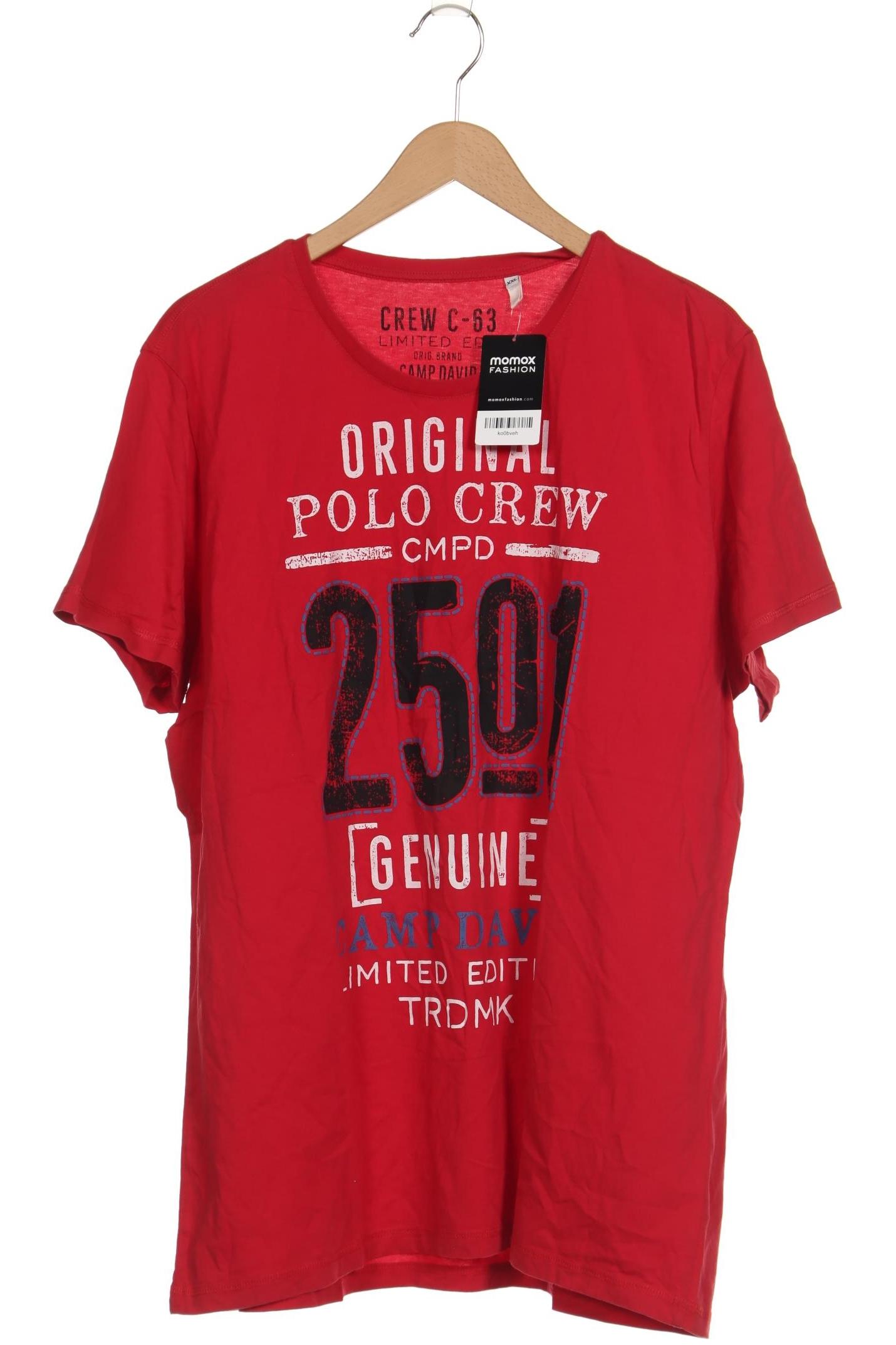 

Camp David Herren T-Shirt, rot, Gr. 56