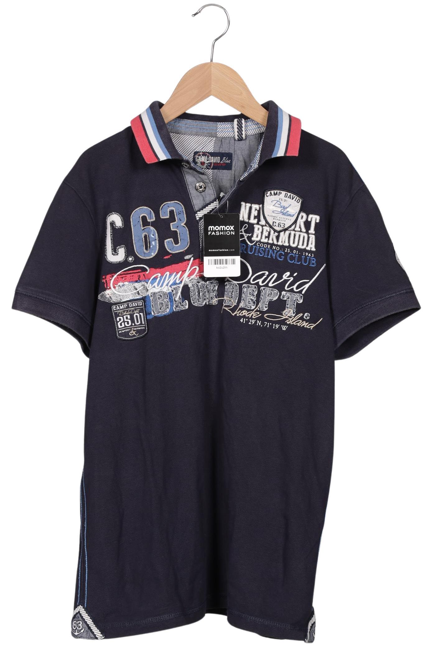 

Camp David Herren Poloshirt, marineblau, Gr. 48