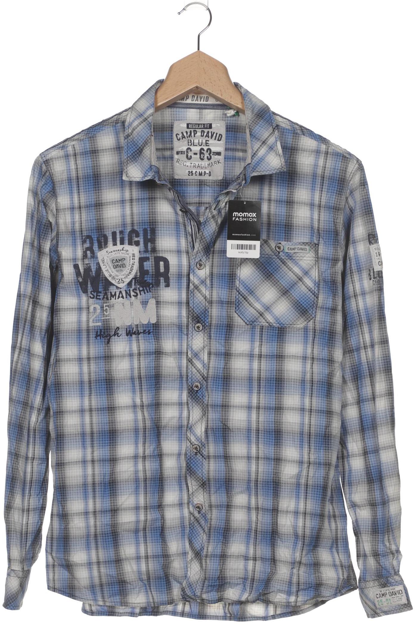 

Camp David Herren Hemd, blau, Gr. 56