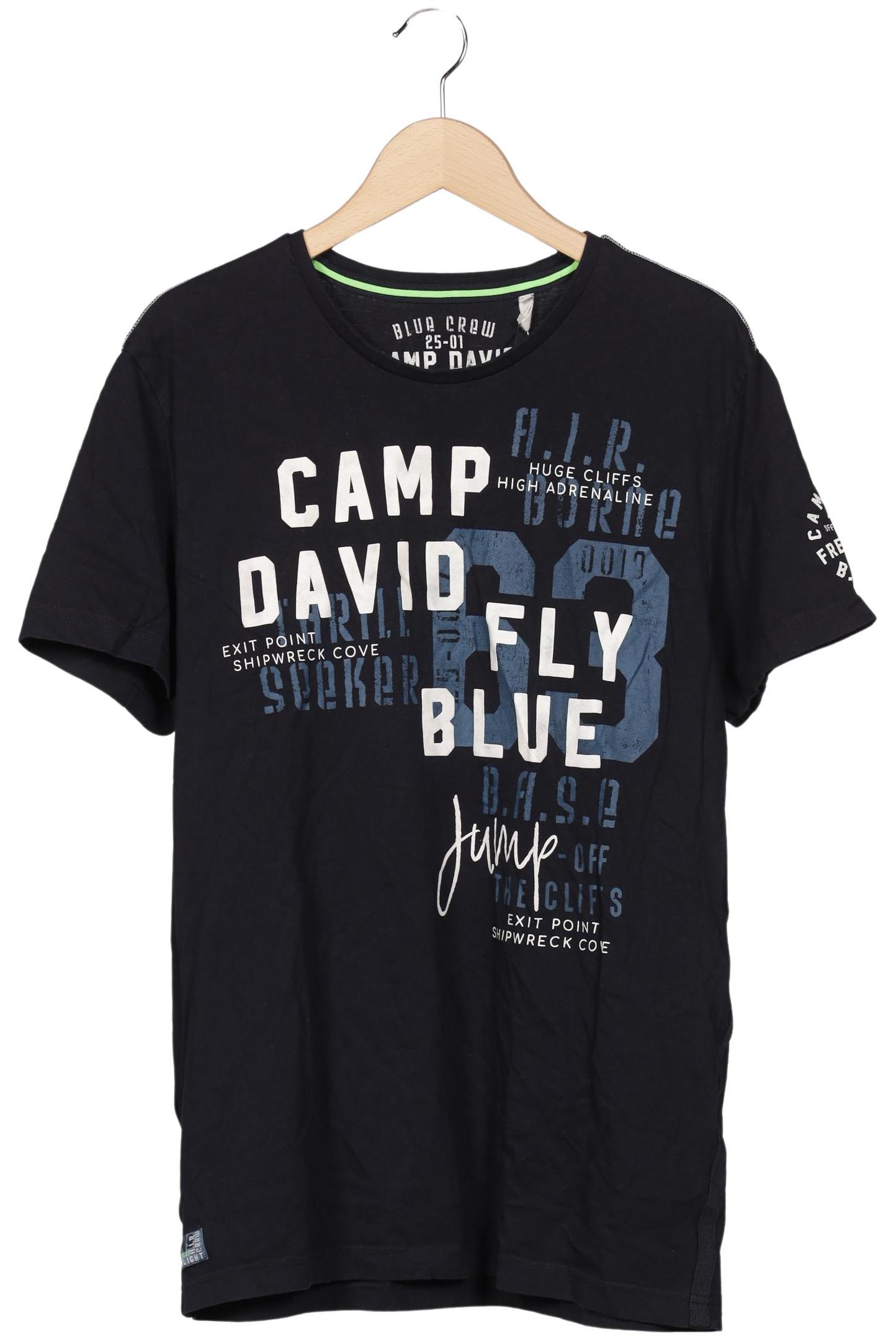 

Camp David Herren T-Shirt, marineblau, Gr. 54