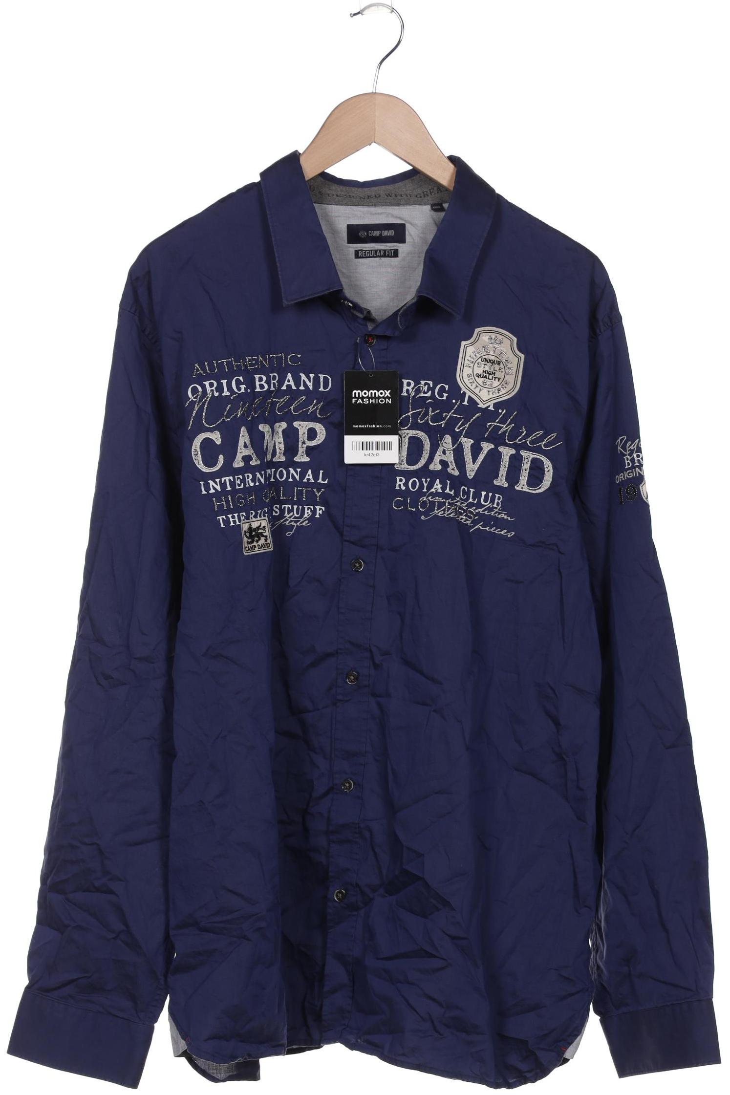 

Camp David Herren Hemd, marineblau, Gr. 58