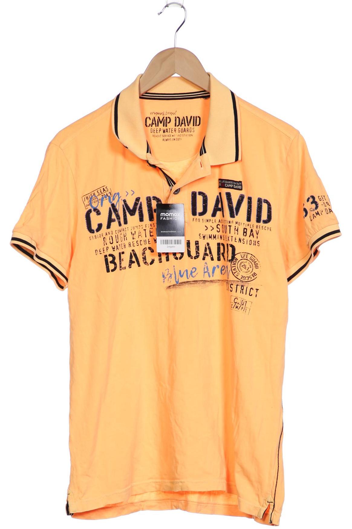 

Camp David Herren Poloshirt, orange, Gr. 52