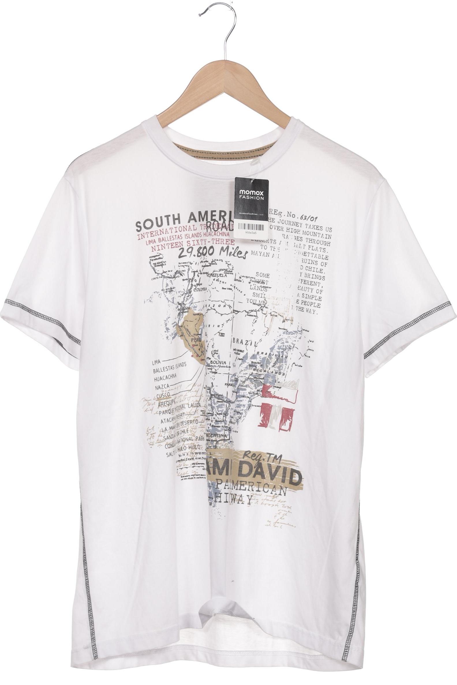 

Camp David Herren T-Shirt, weiß, Gr. 54
