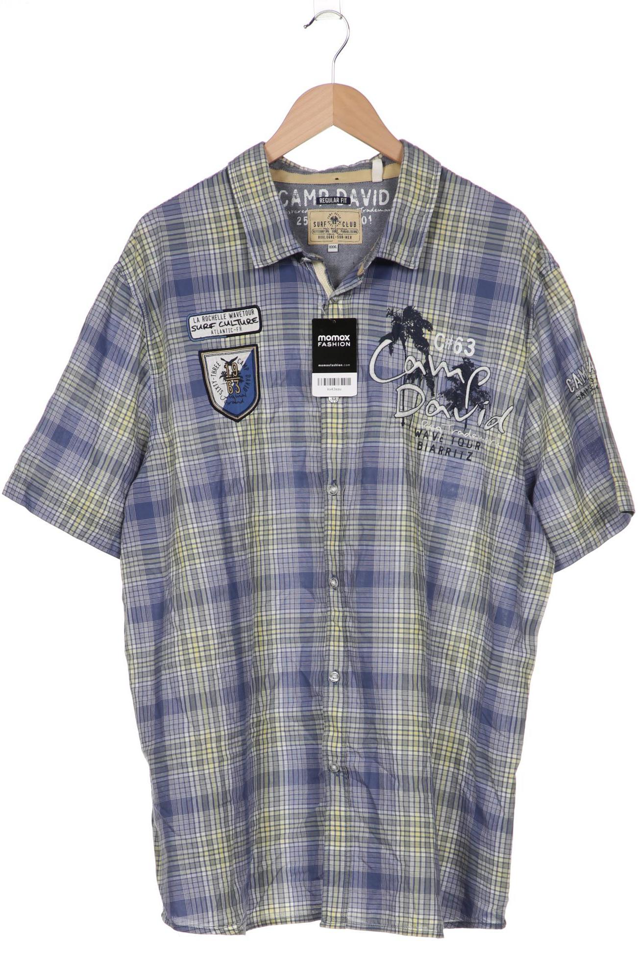 

Camp David Herren Hemd, blau