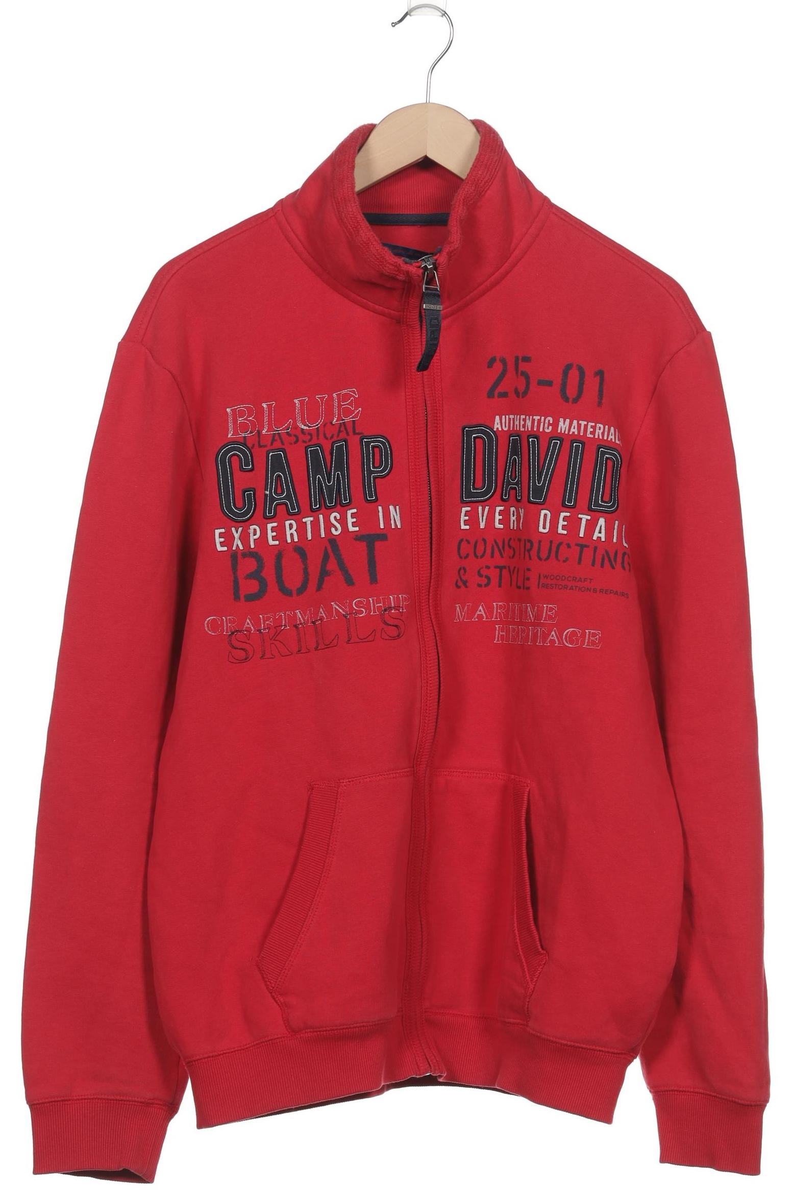 

Camp David Herren Sweatshirt, rot, Gr. 54