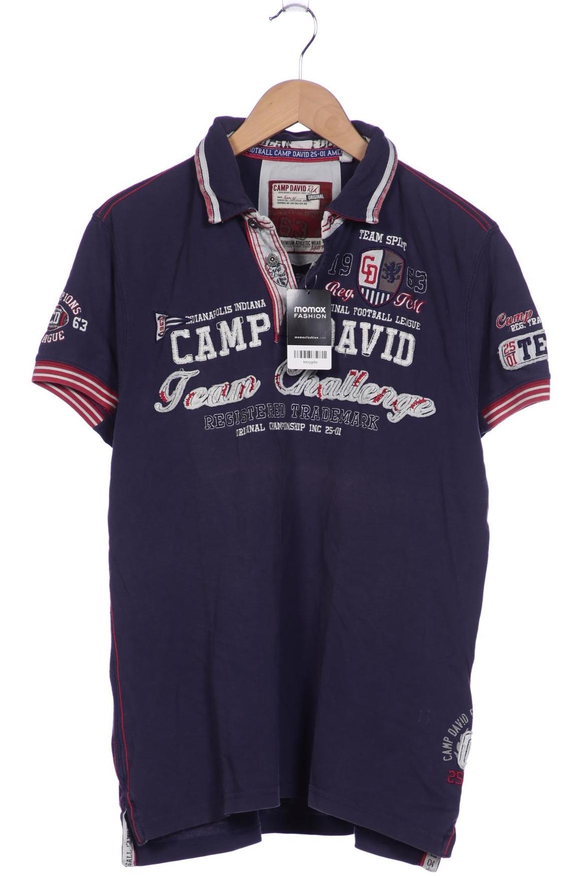 

Camp David Herren Poloshirt, blau, Gr. 54