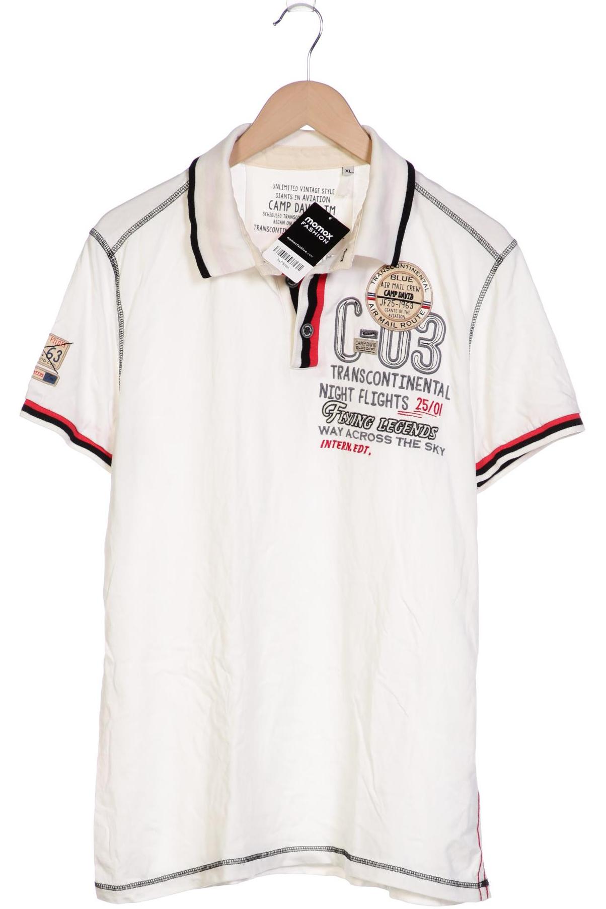 

Camp David Herren Poloshirt, weiß, Gr. 54