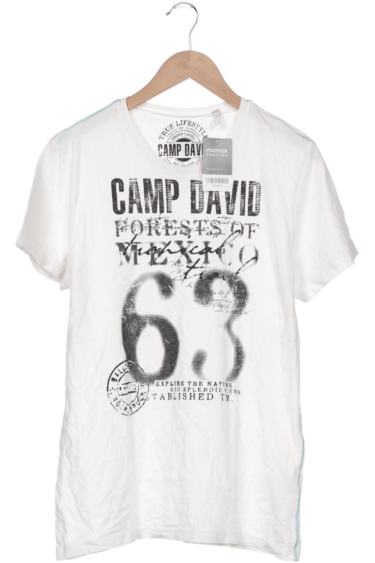 

Camp David Herren T-Shirt, cremeweiß