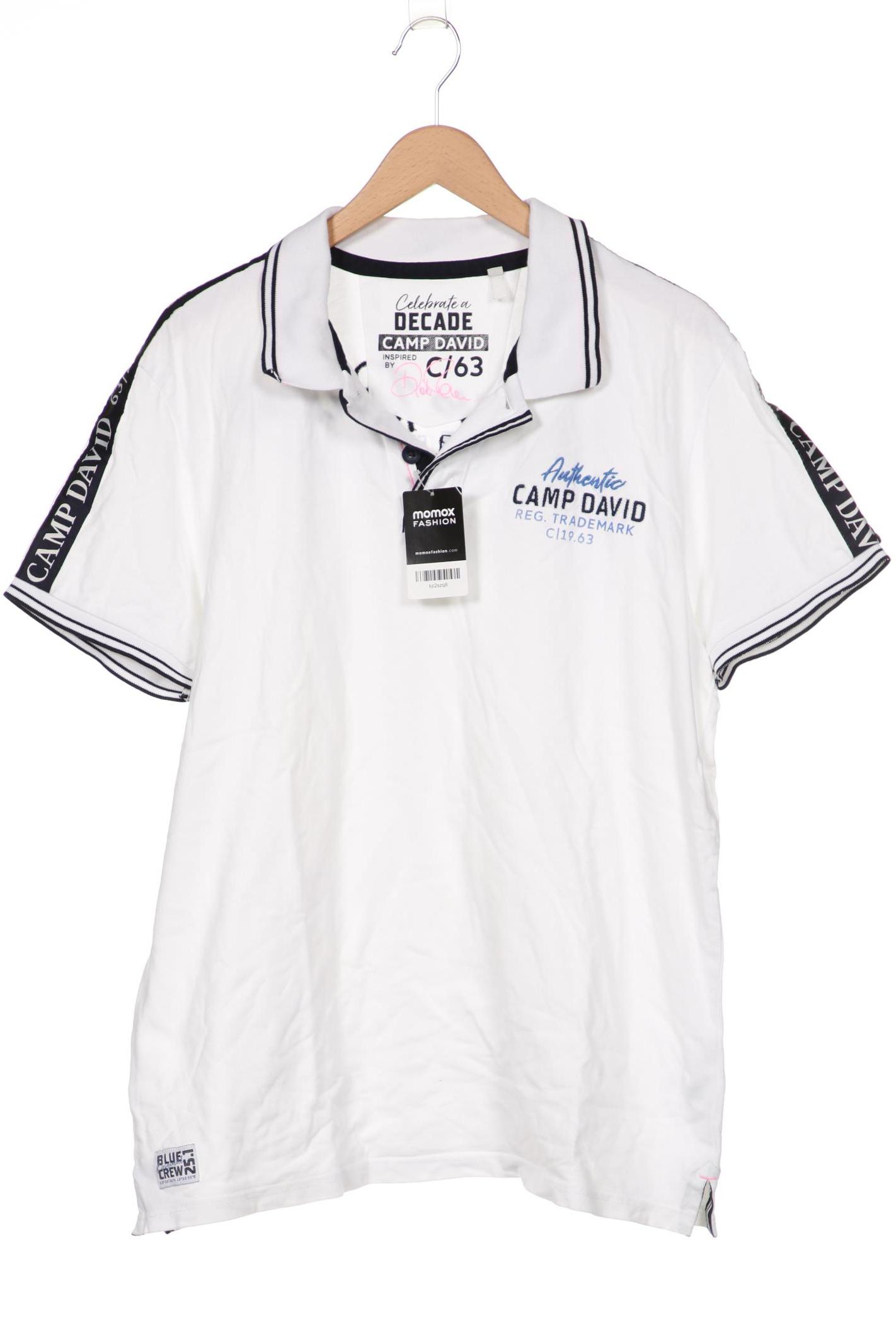 

Camp David Herren Poloshirt, weiß