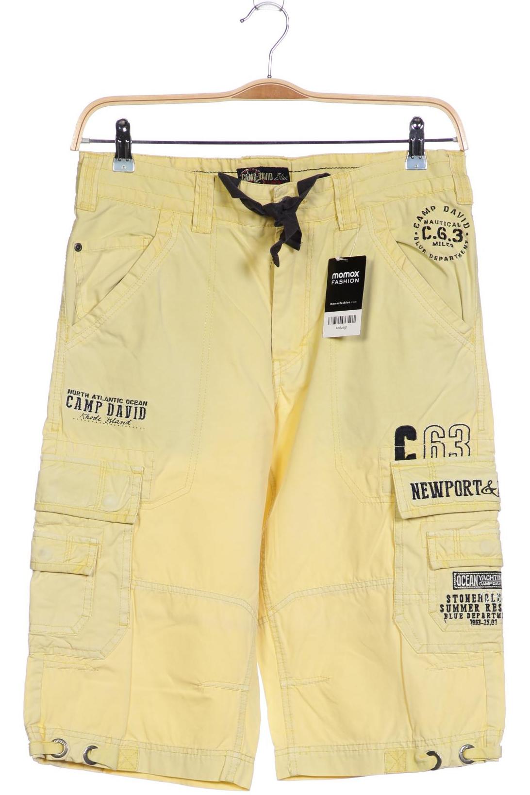 

Camp David Herren Shorts, gelb