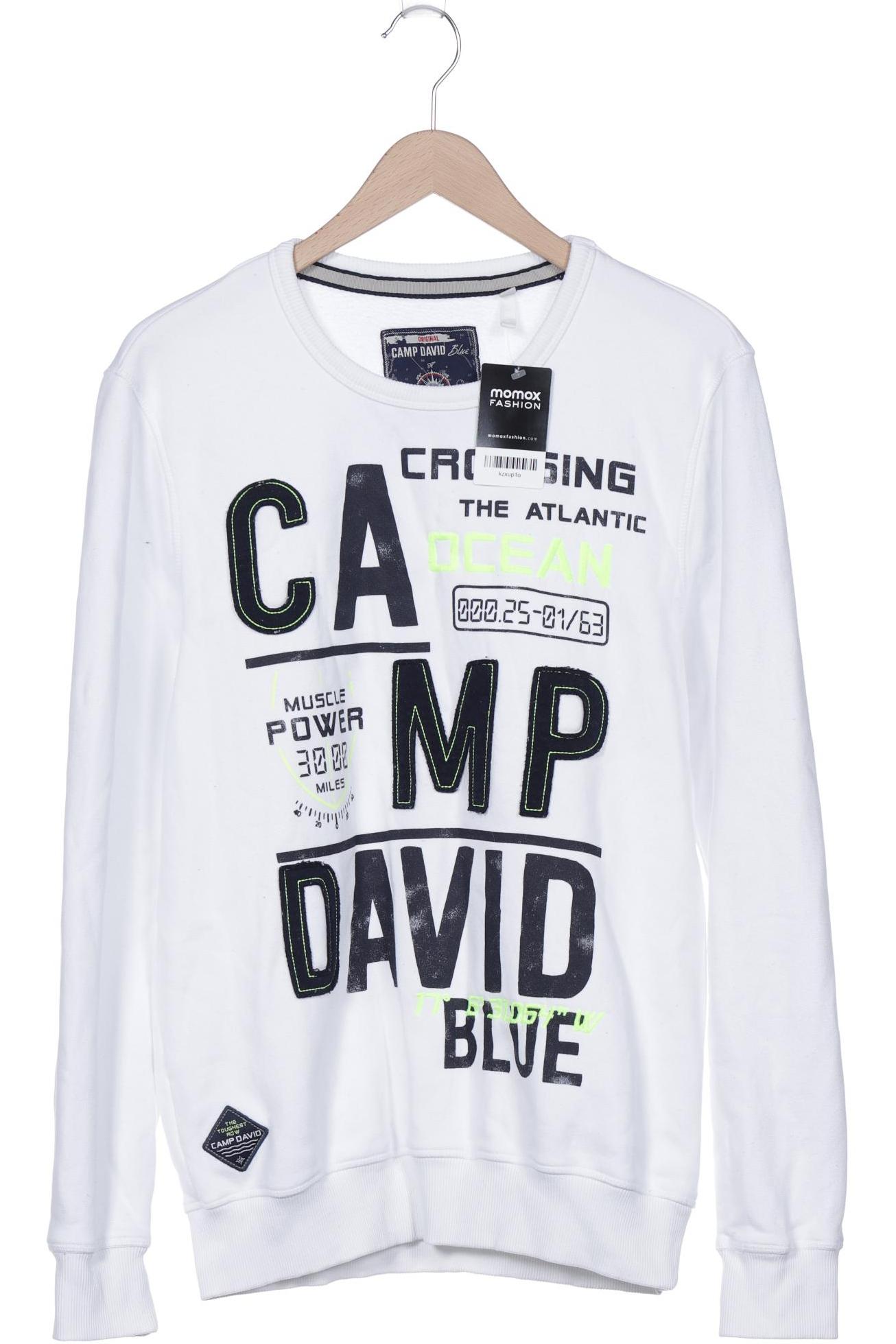 

Camp David Herren Sweatshirt, weiß, Gr. 48