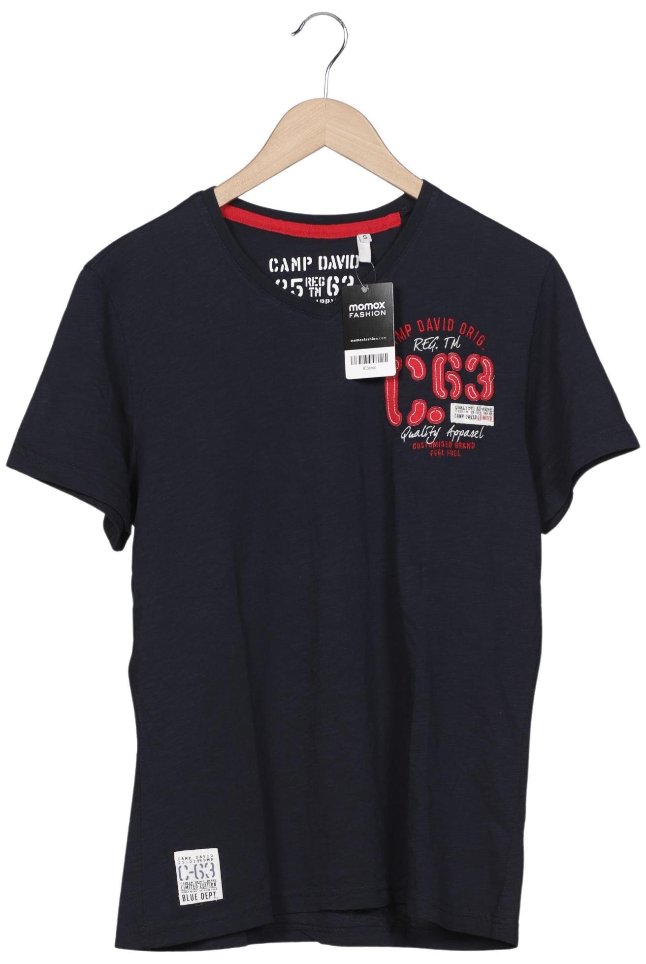 

Camp David Herren T-Shirt, marineblau, Gr. 46