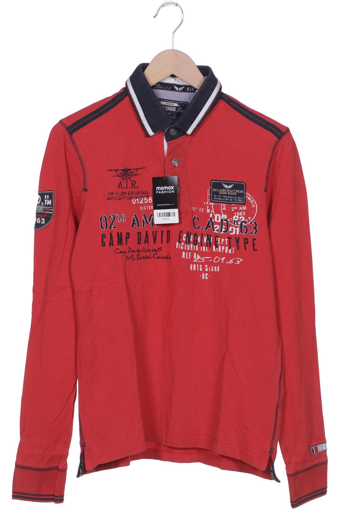 

Camp David Herren Poloshirt, rot, Gr. 46