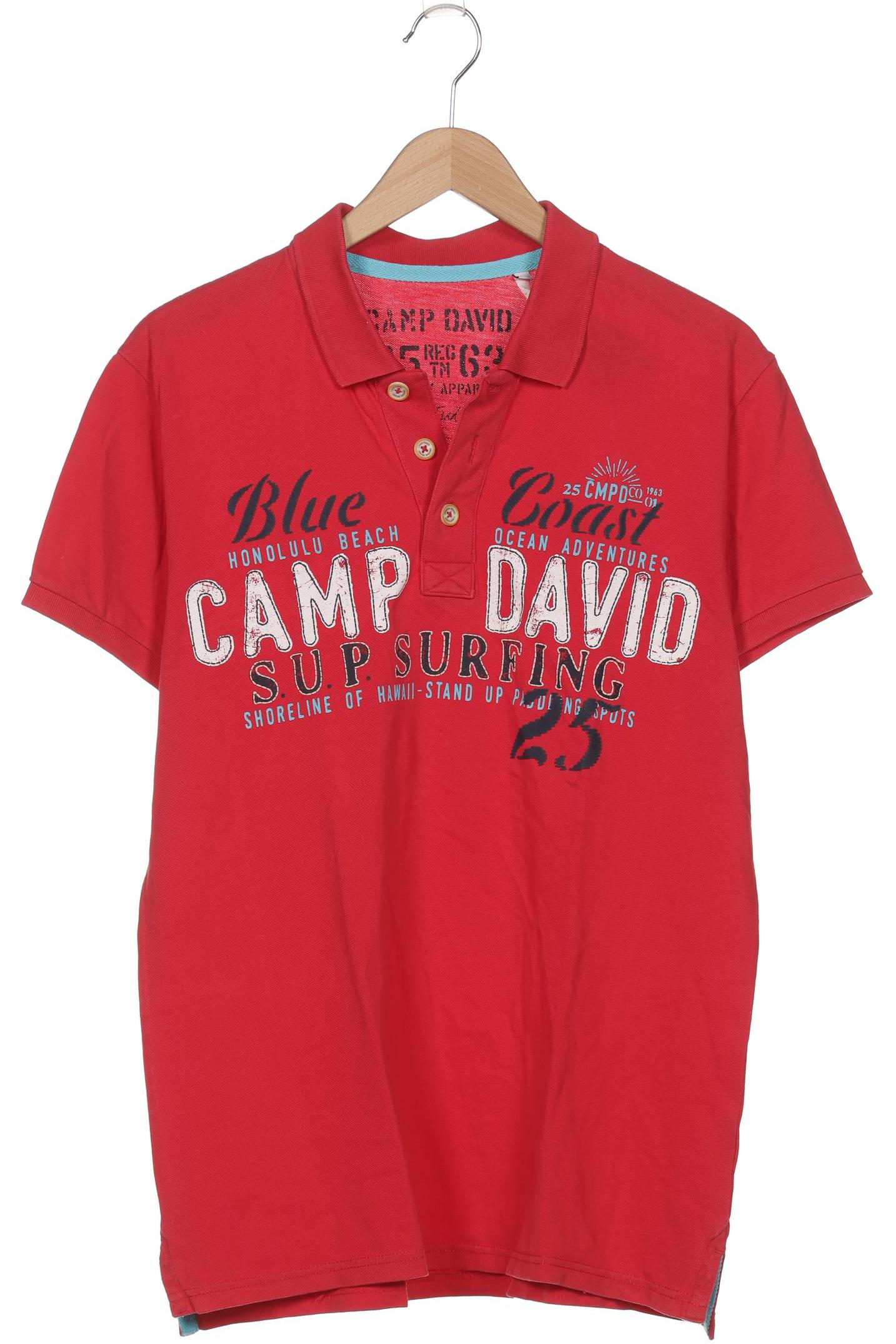 

Camp David Herren T-Shirt, rot, Gr. 52