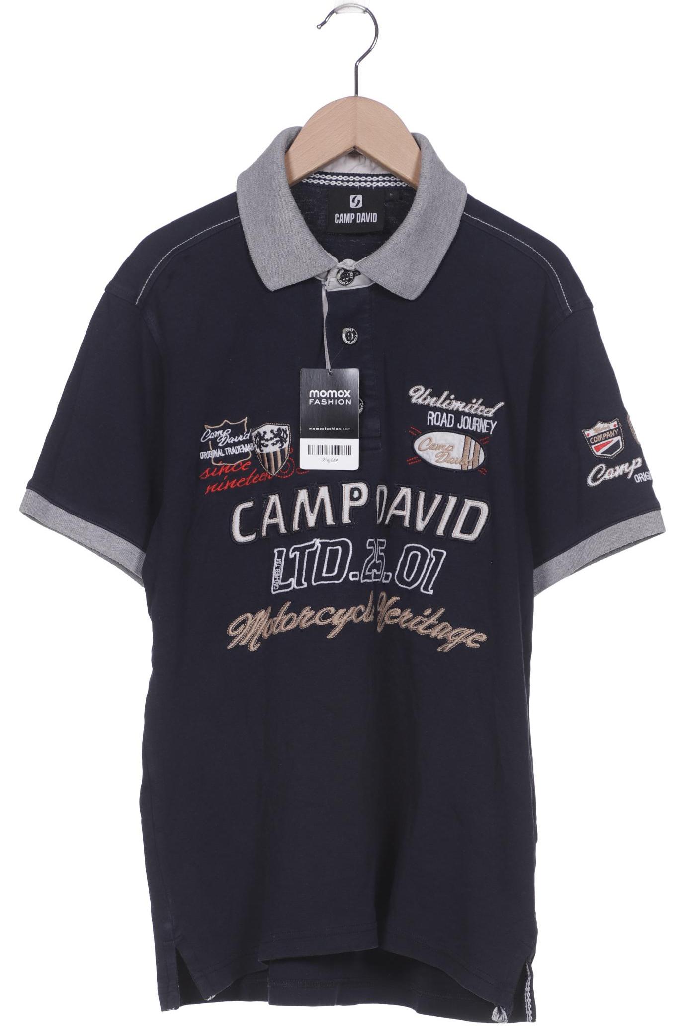 

Camp David Herren Poloshirt, marineblau