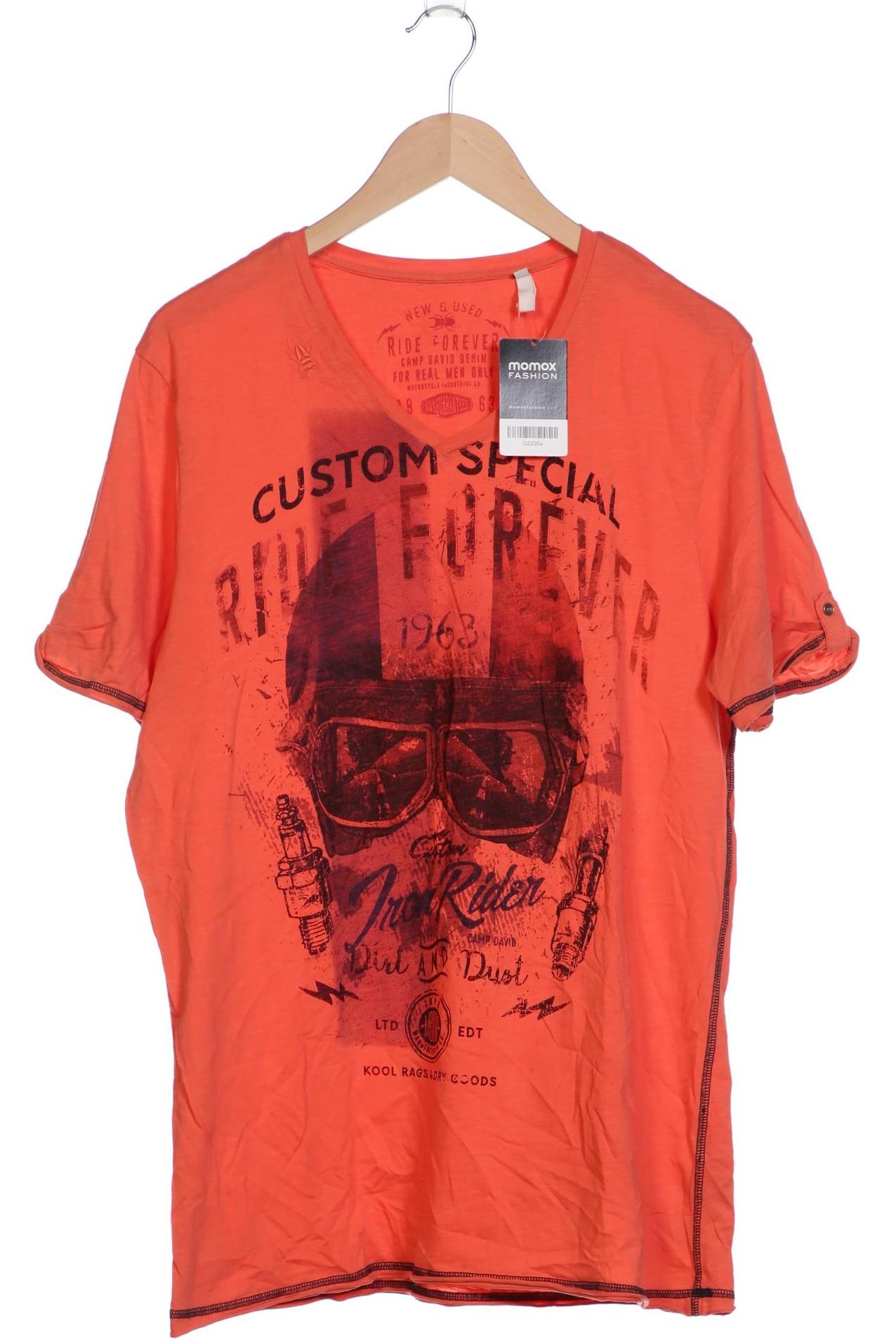 

Camp David Herren T-Shirt, orange, Gr. 52