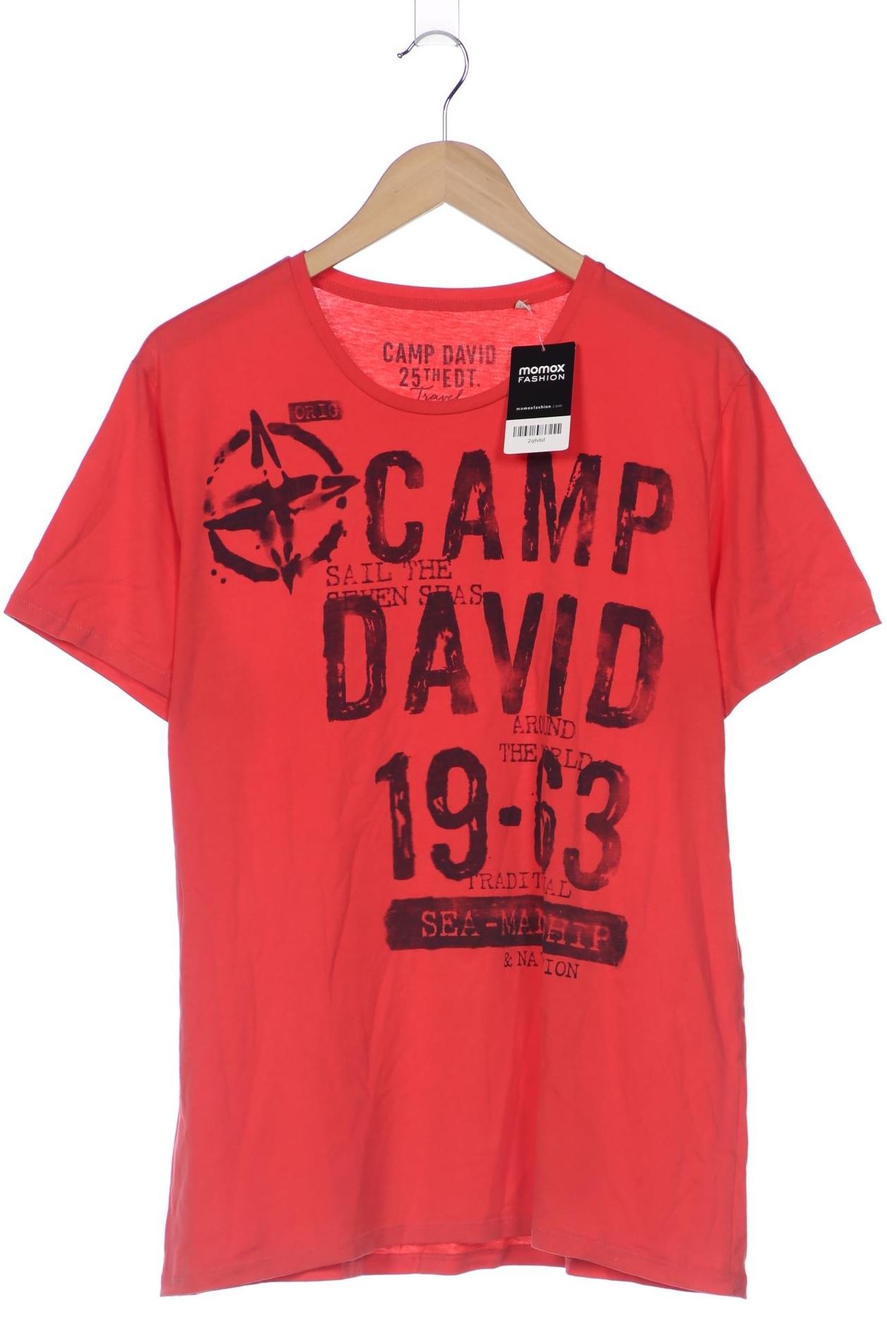 

Camp David Herren T-Shirt, rot, Gr. 54